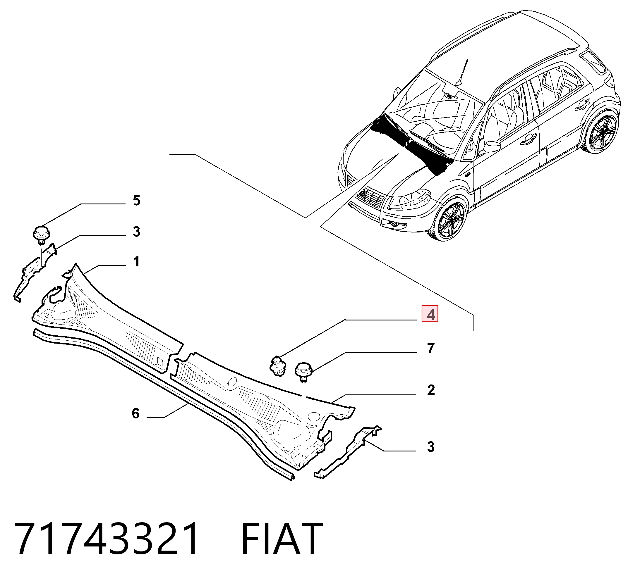 71743321 Fiat/Alfa/Lancia