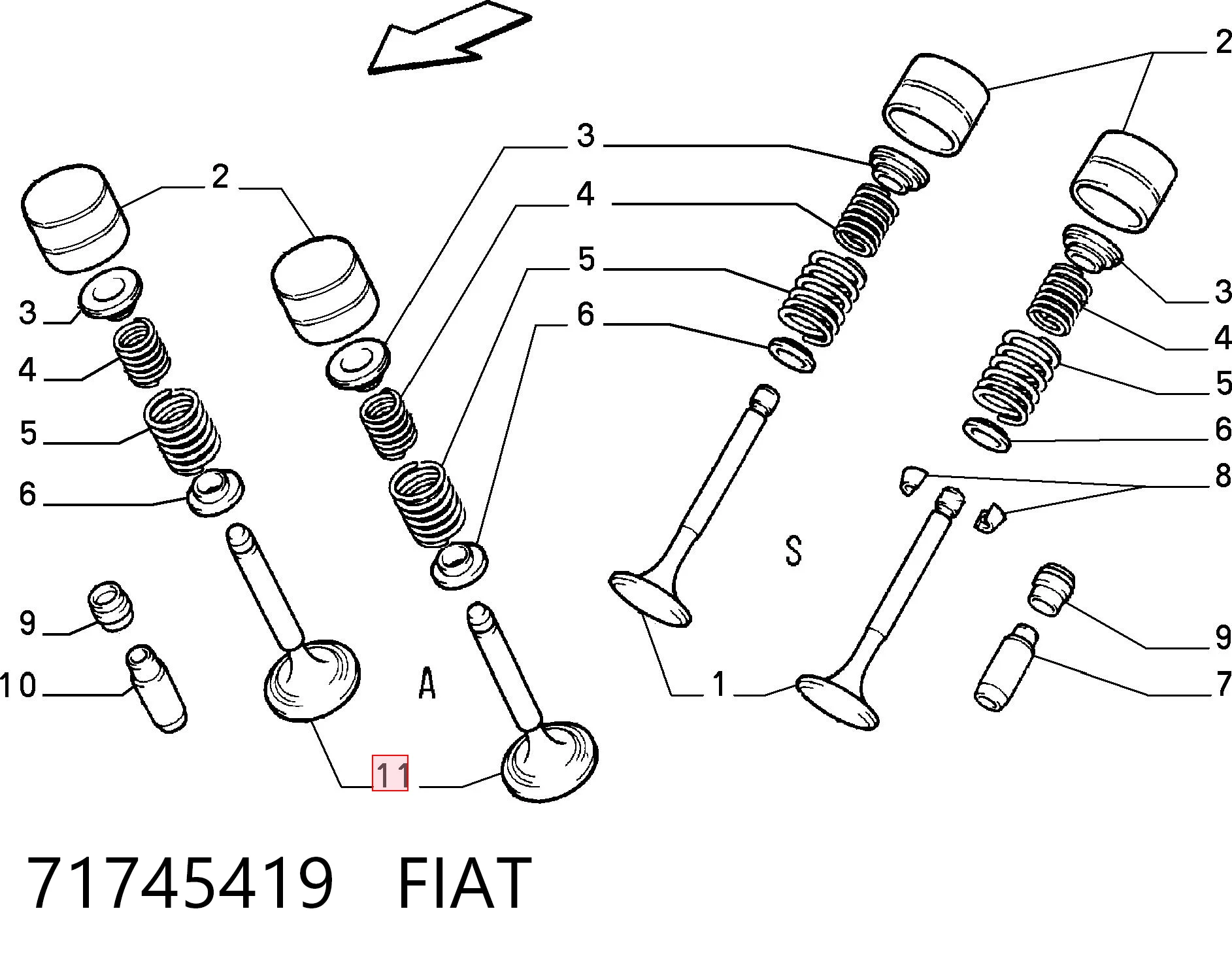 71745419 Fiat/Alfa/Lancia