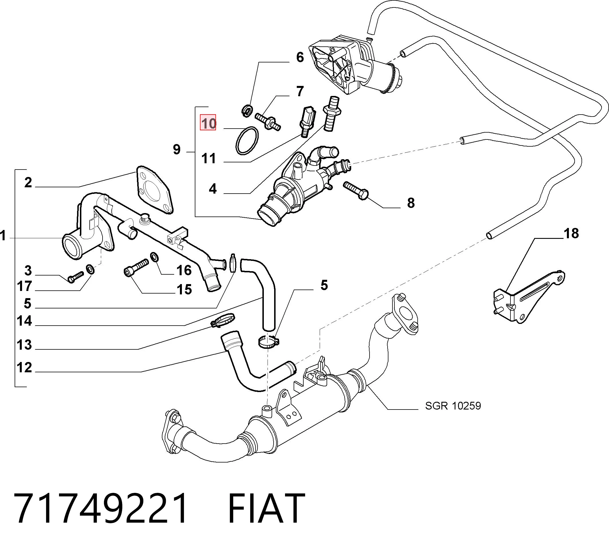 71749221 Fiat/Alfa/Lancia