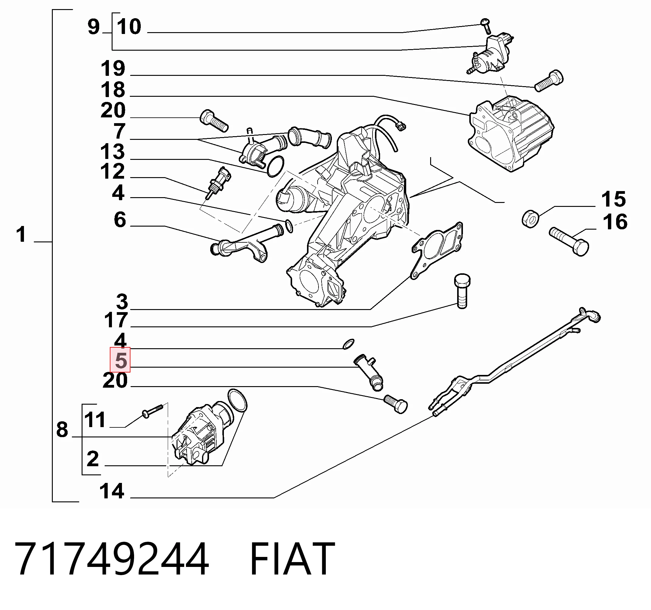 71749244 Fiat/Alfa/Lancia
