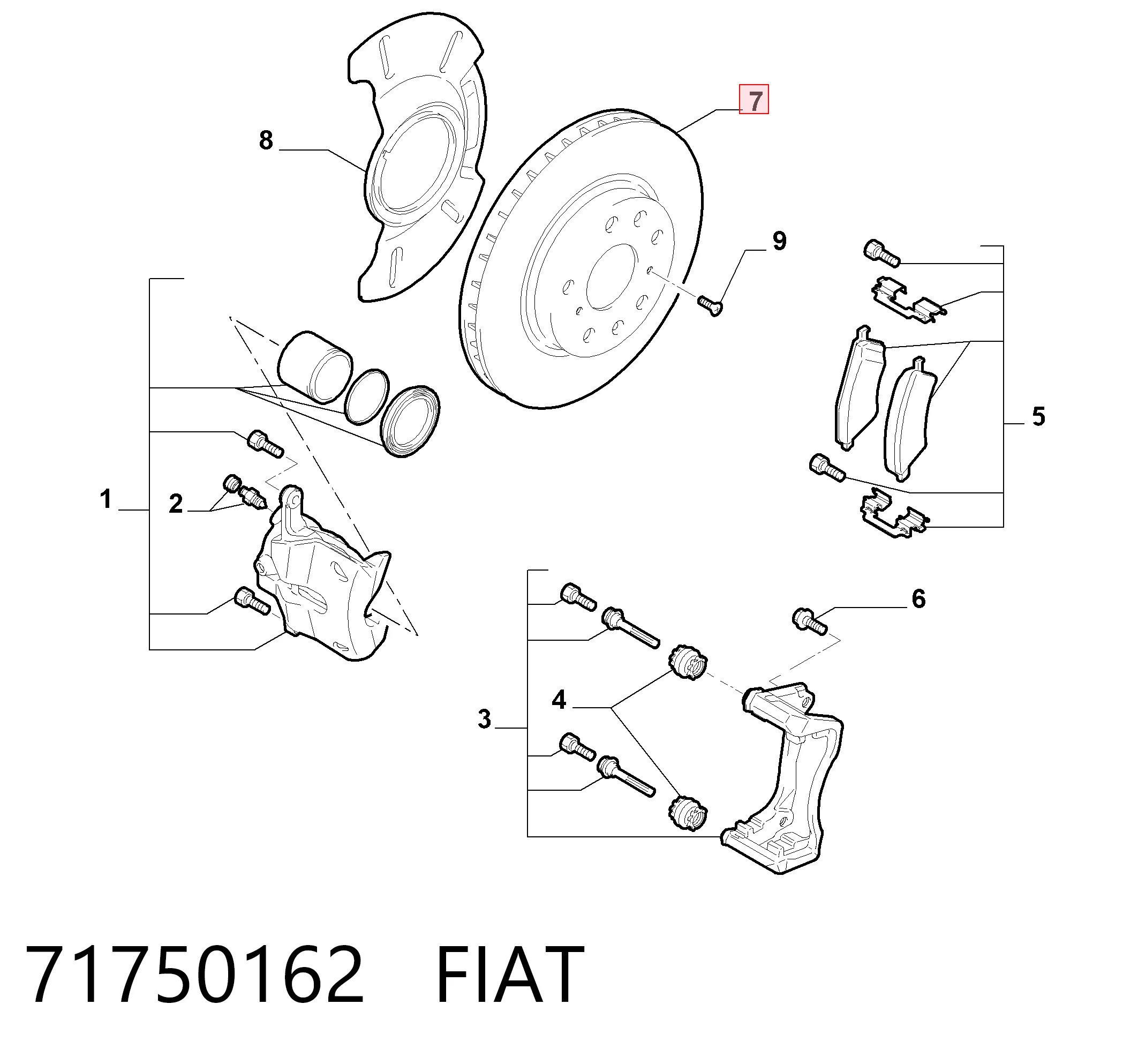 71750162 Fiat/Alfa/Lancia