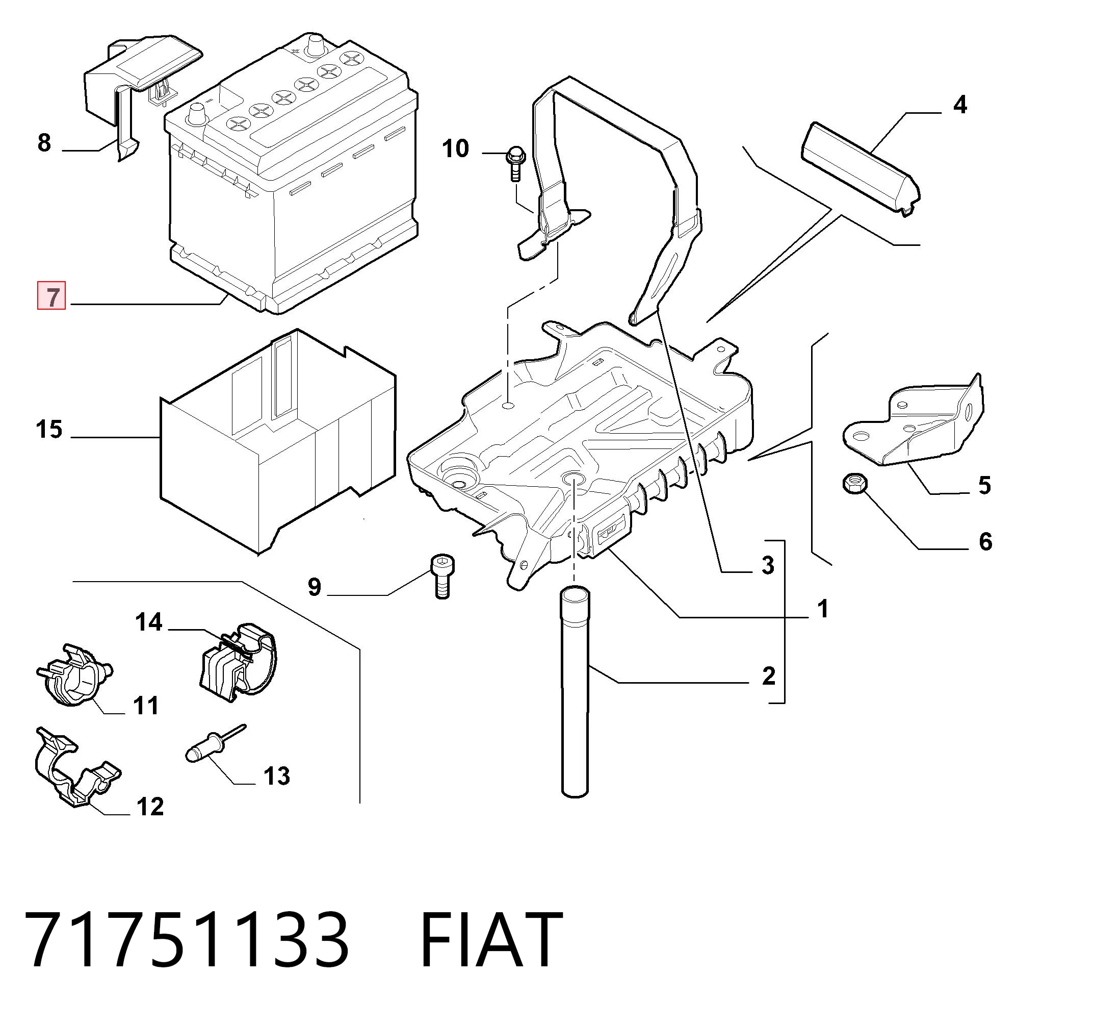 71751133 Fiat/Alfa/Lancia