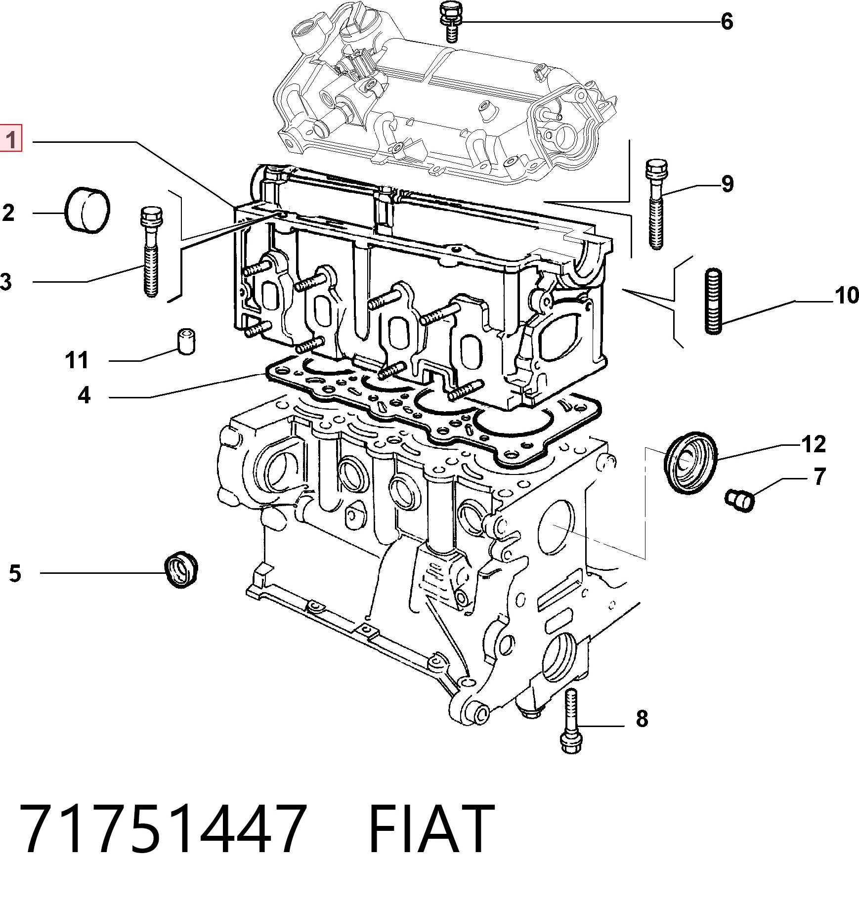 Cabeça de motor (CBC) Alfa Romeo Giulietta  940 ao melhor preço