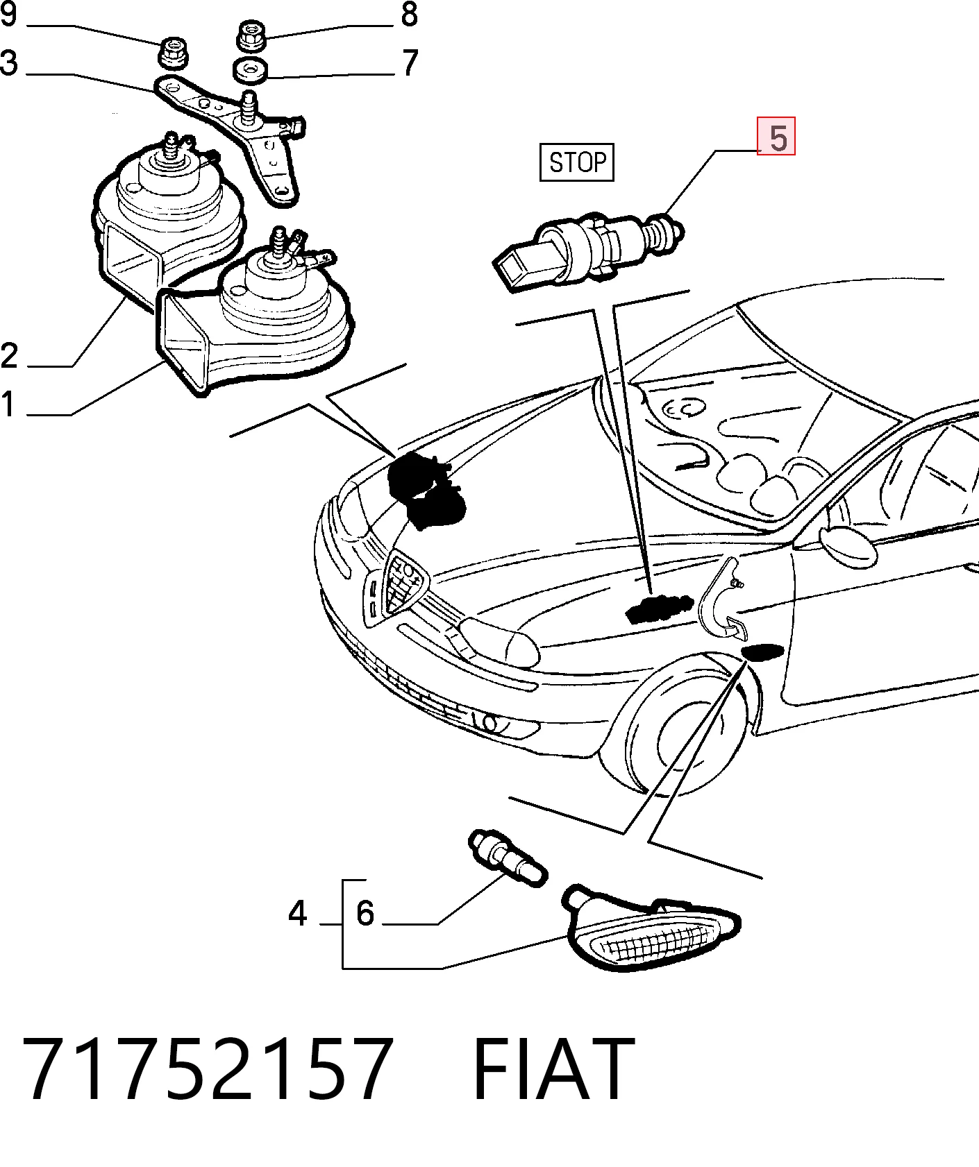 71752157 Fiat/Alfa/Lancia