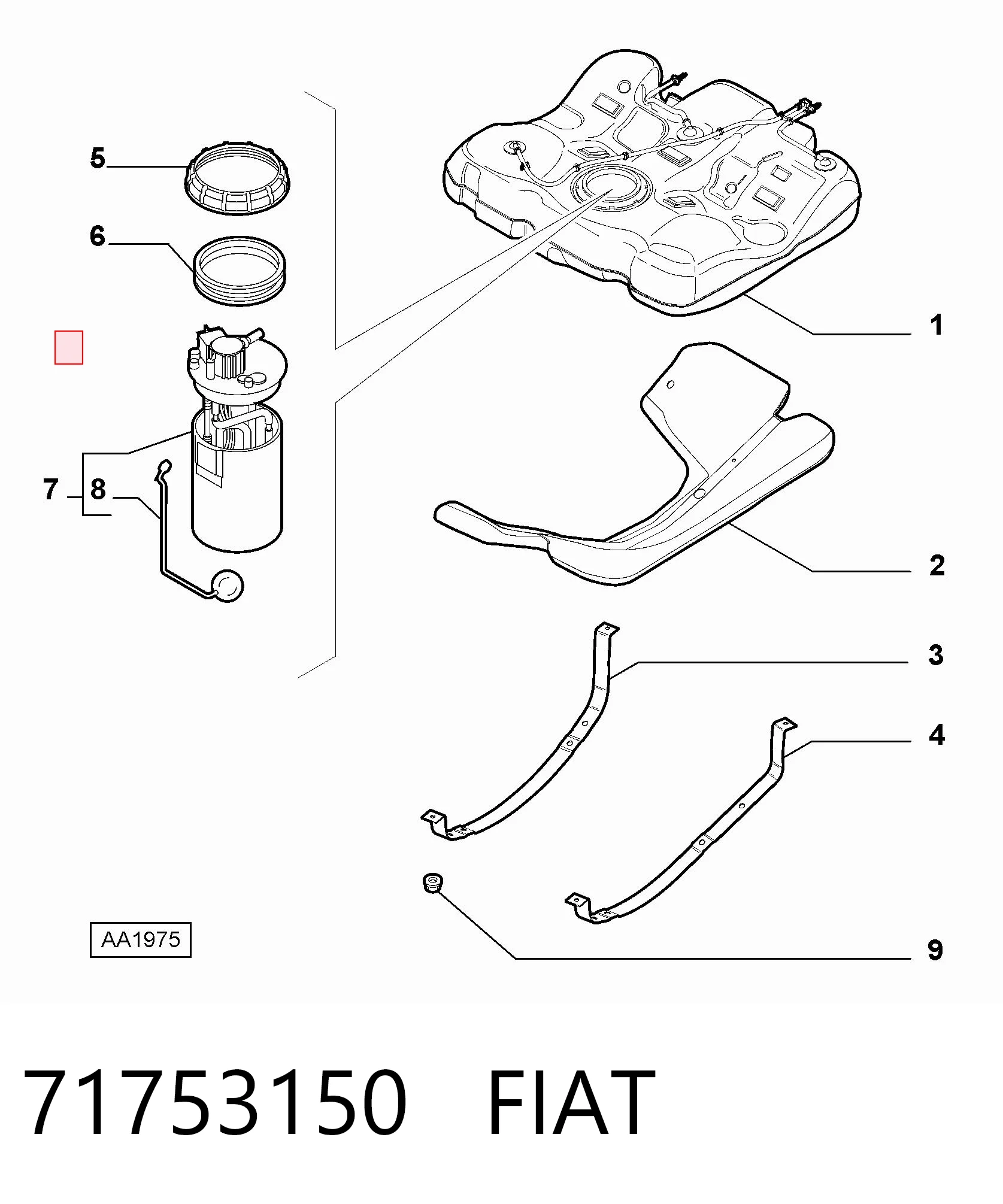 71753150 Fiat/Alfa/Lancia