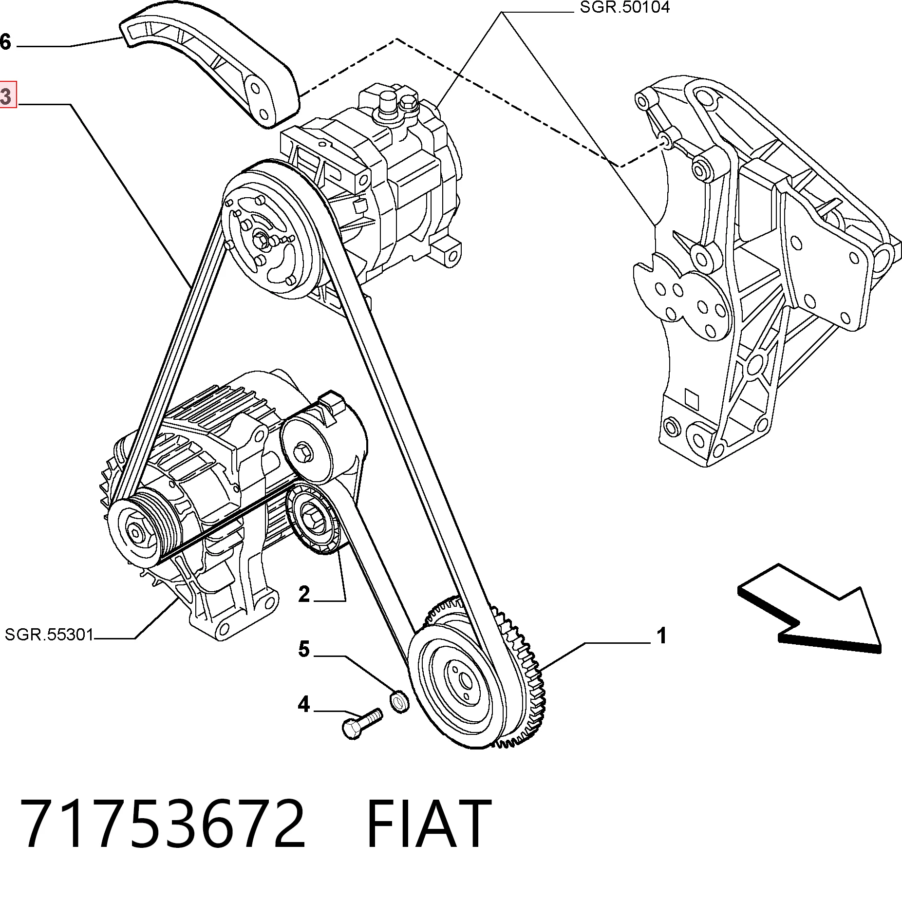 71753672 Fiat/Alfa/Lancia