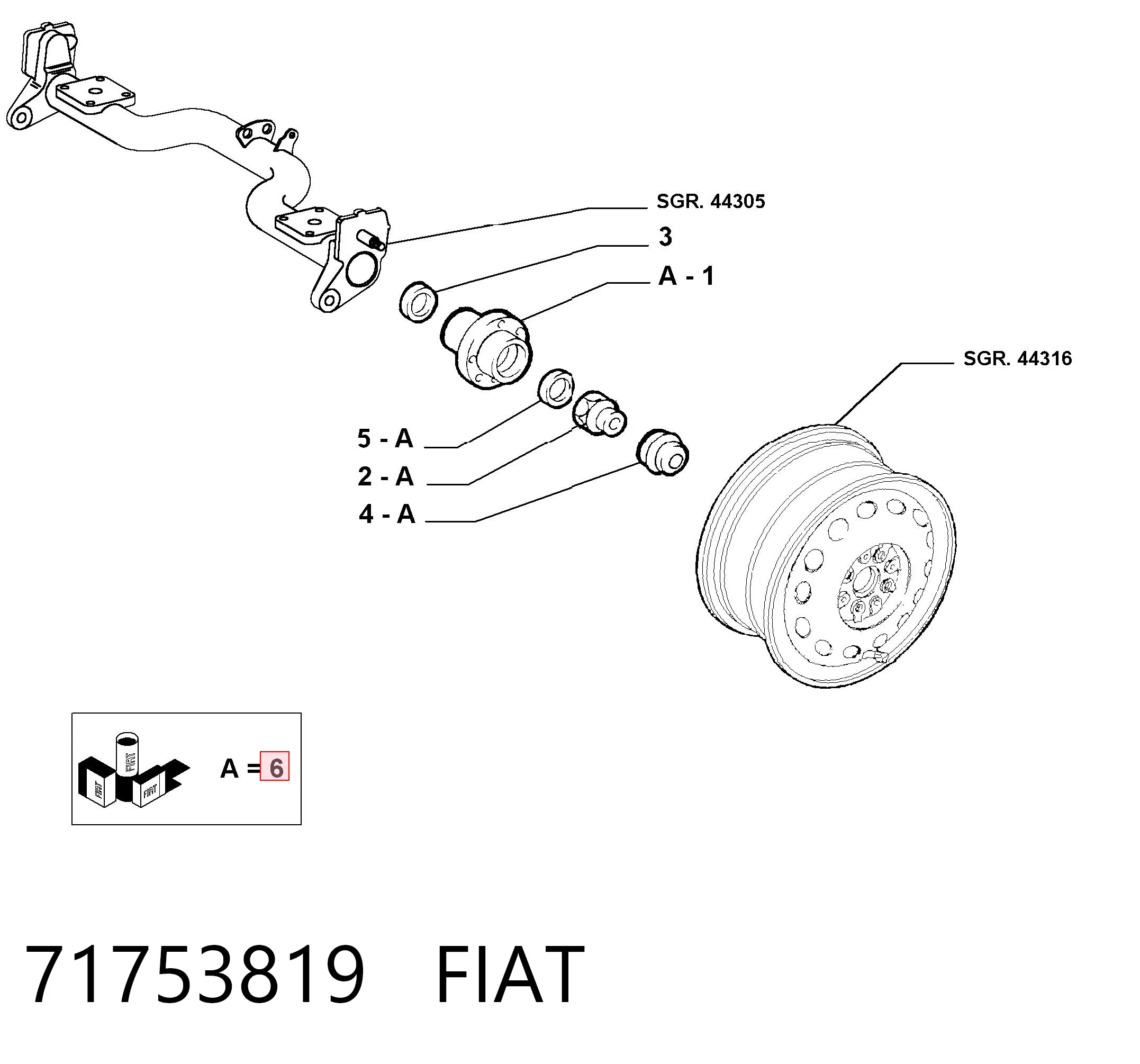 71753819 Fiat/Alfa/Lancia