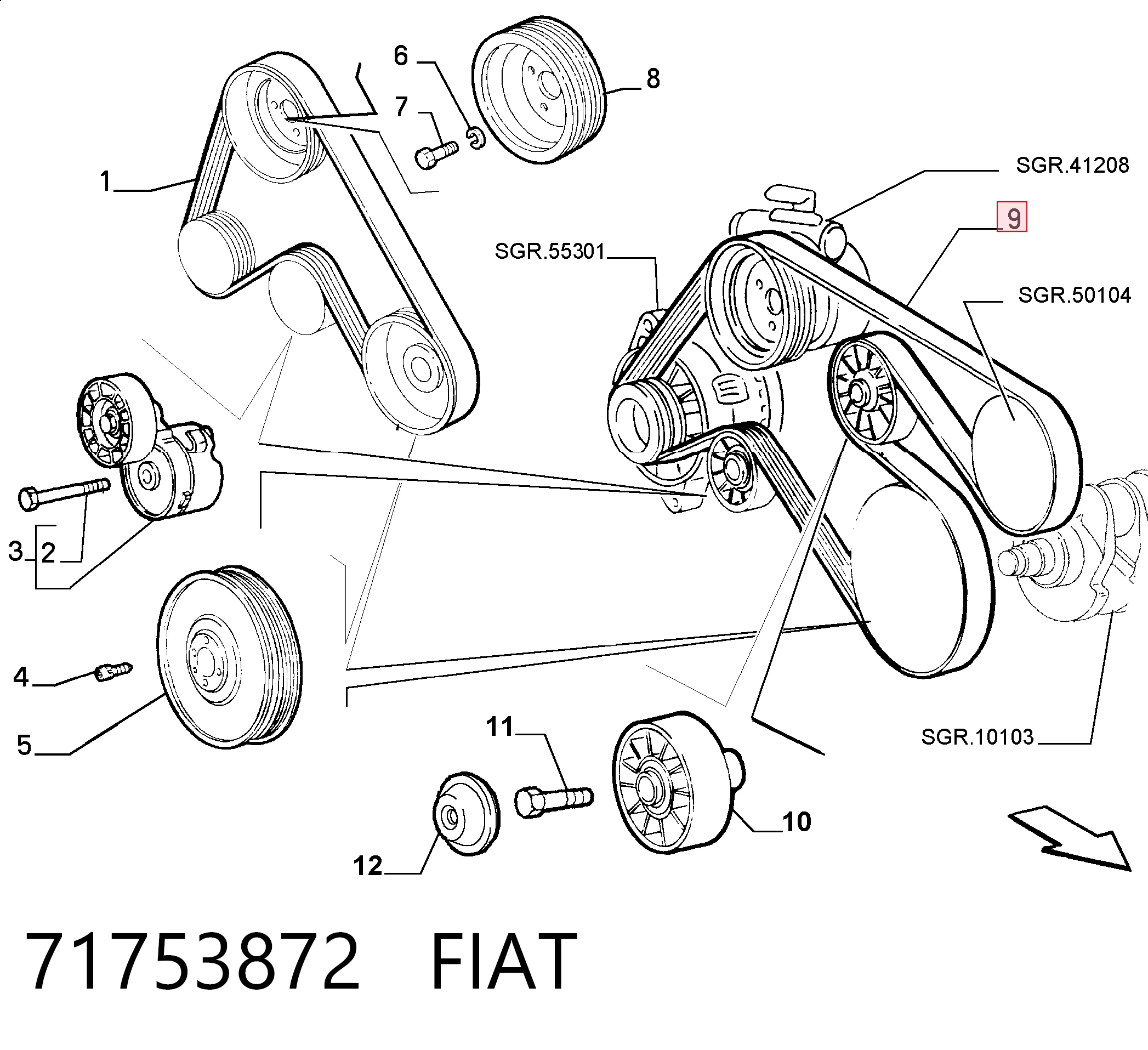 71753872 Fiat/Alfa/Lancia