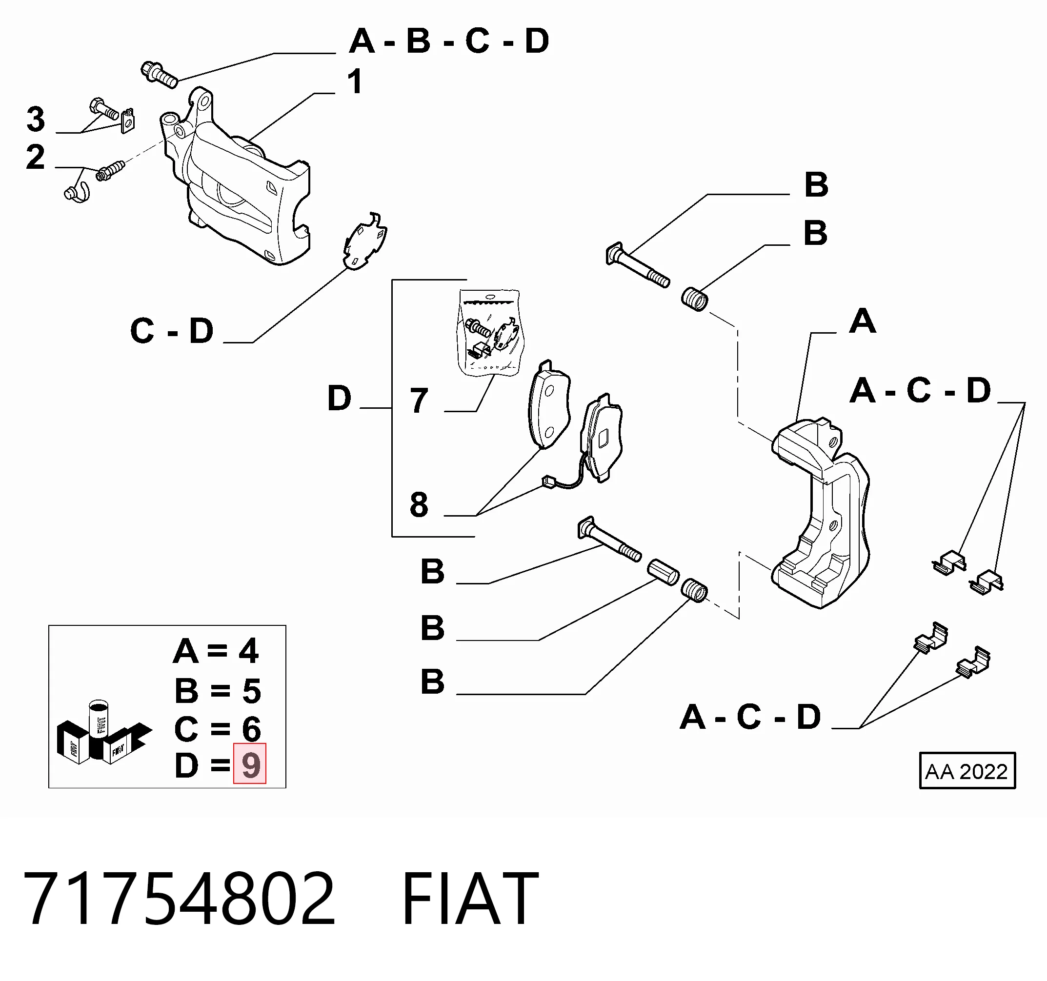 71754802 Fiat/Alfa/Lancia