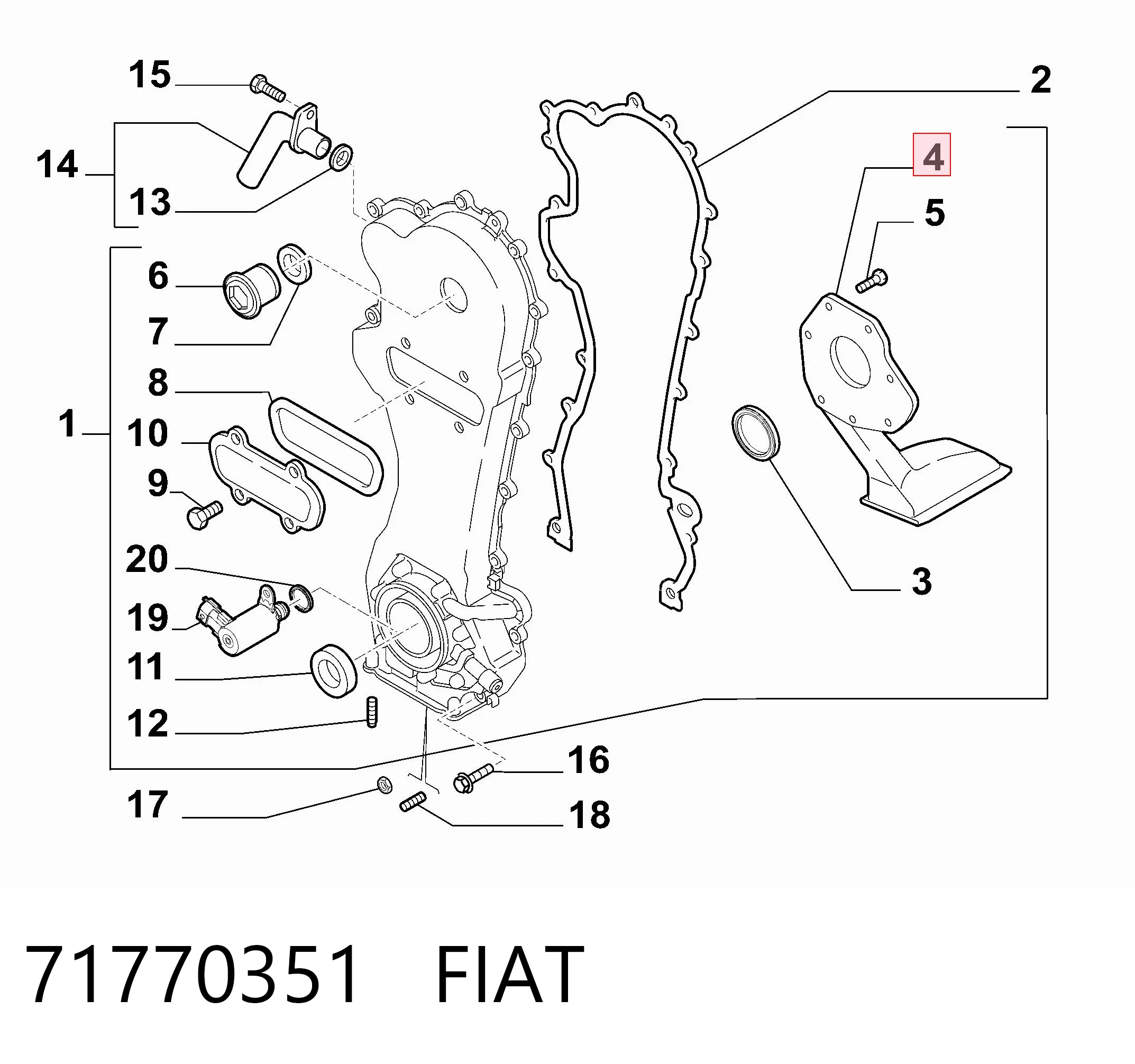 71770351 Fiat/Alfa/Lancia