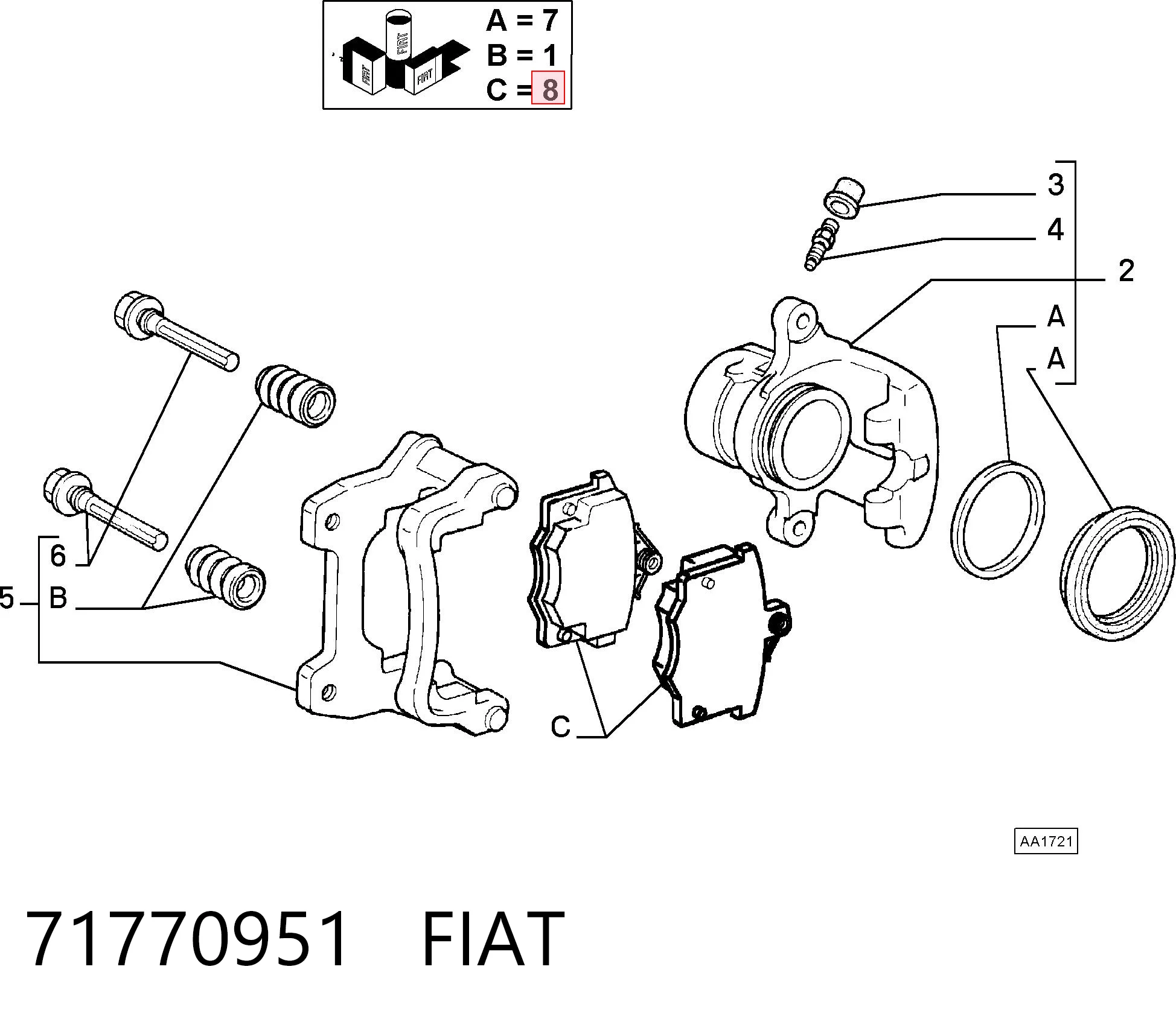71770951 Fiat/Alfa/Lancia