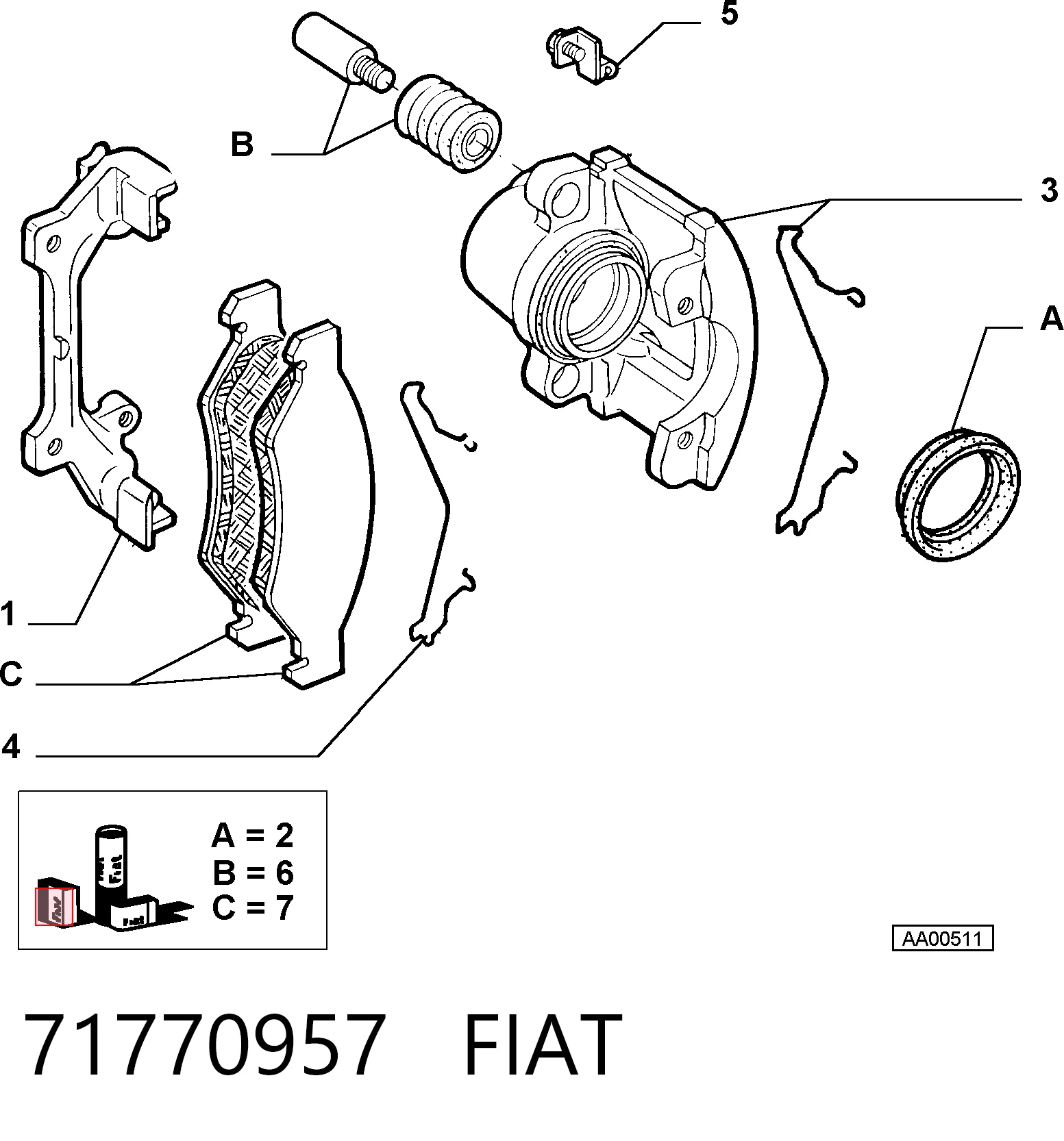 71770957 Fiat/Alfa/Lancia