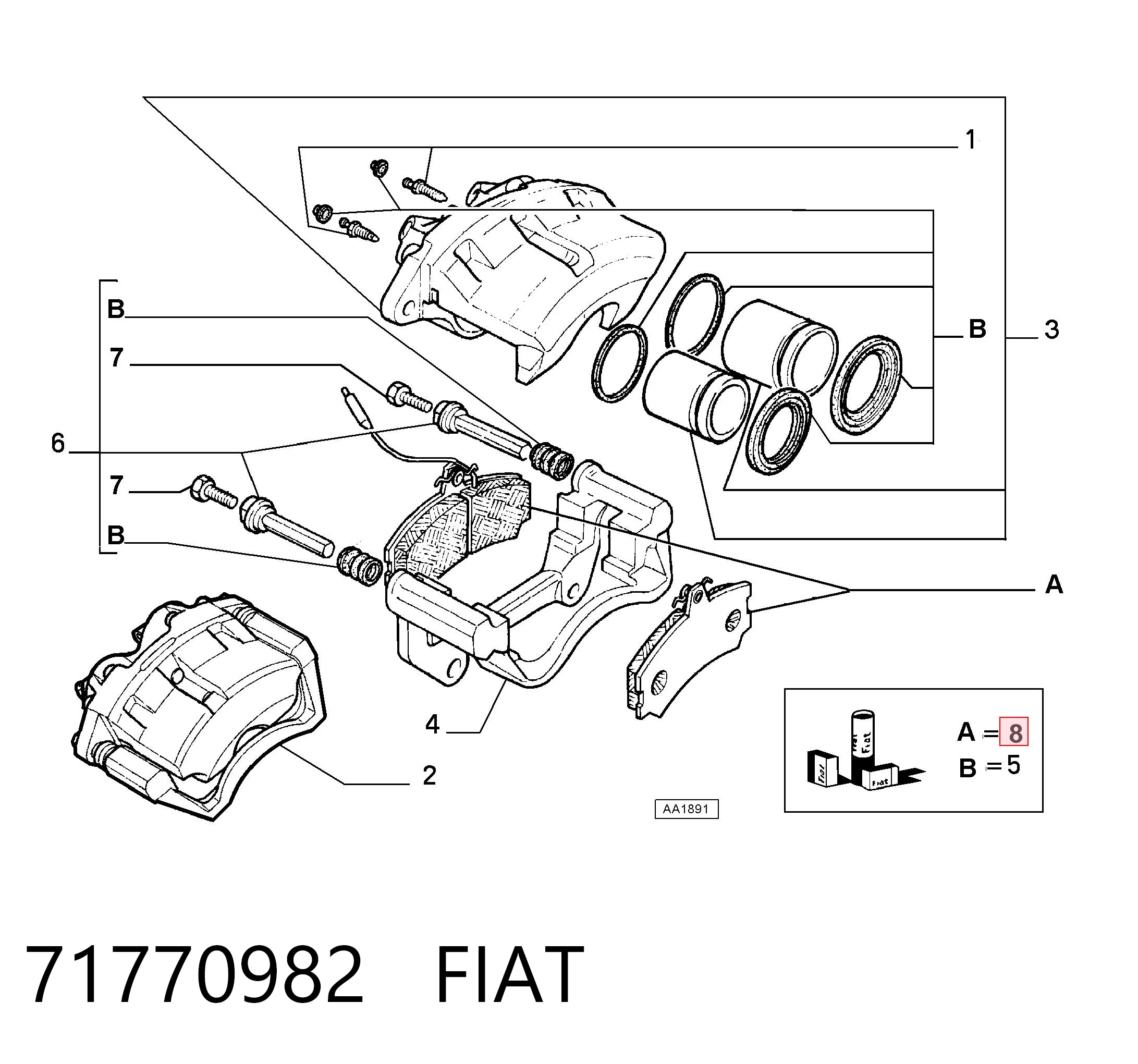 71770982 Fiat/Alfa/Lancia