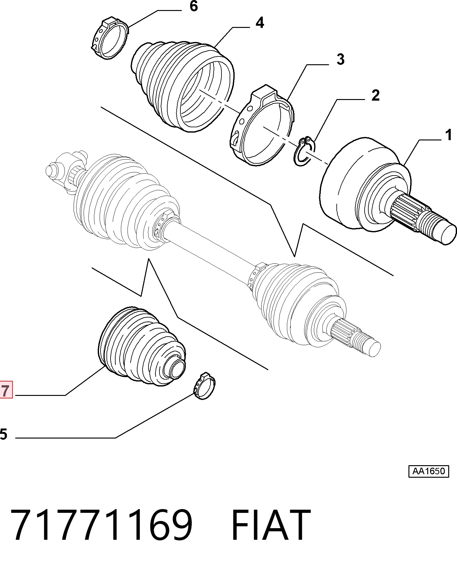 71771169 Fiat/Alfa/Lancia