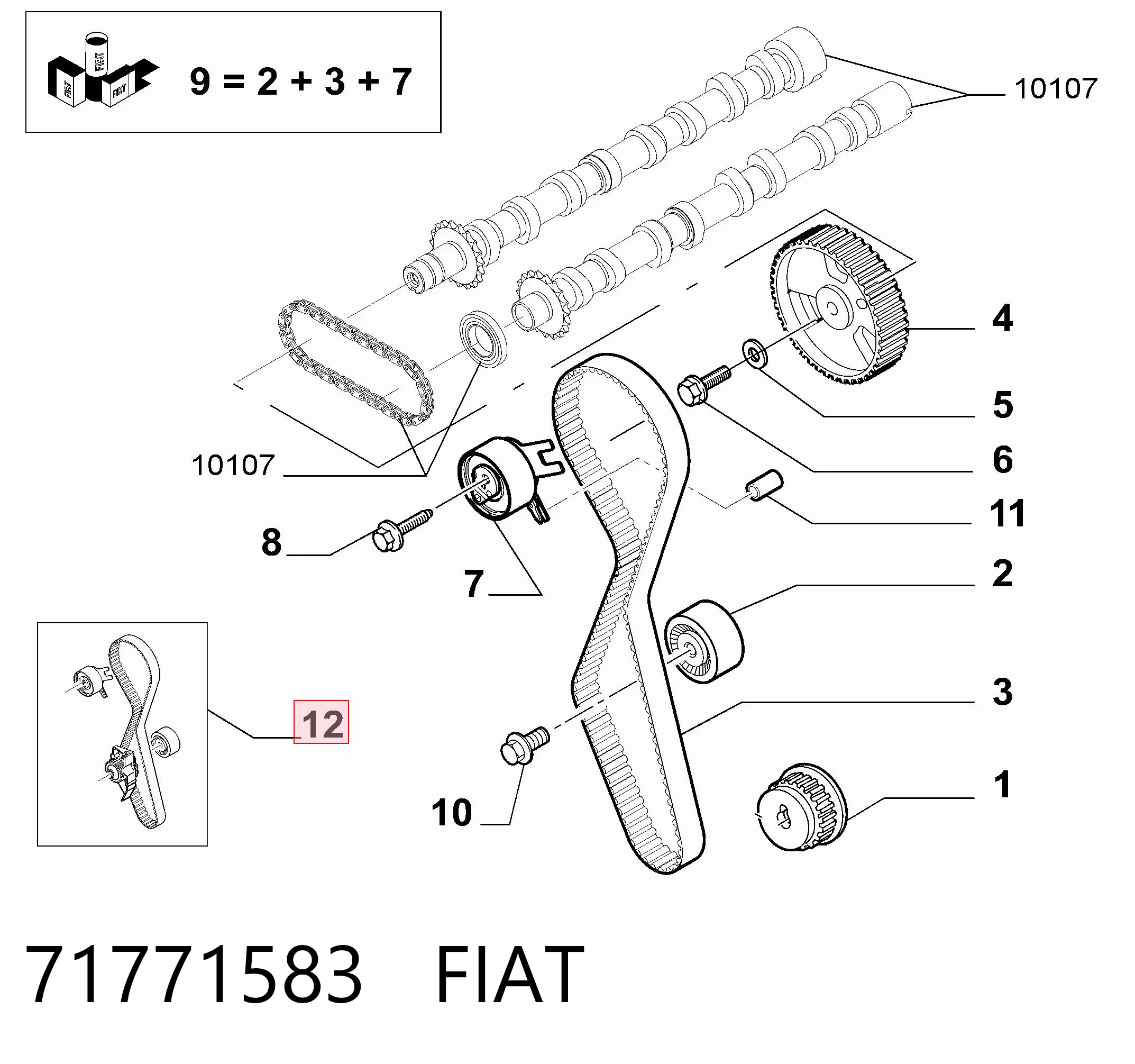 Compre Correia do mecanismo de distribuição de gás, kit Ford Focus 2