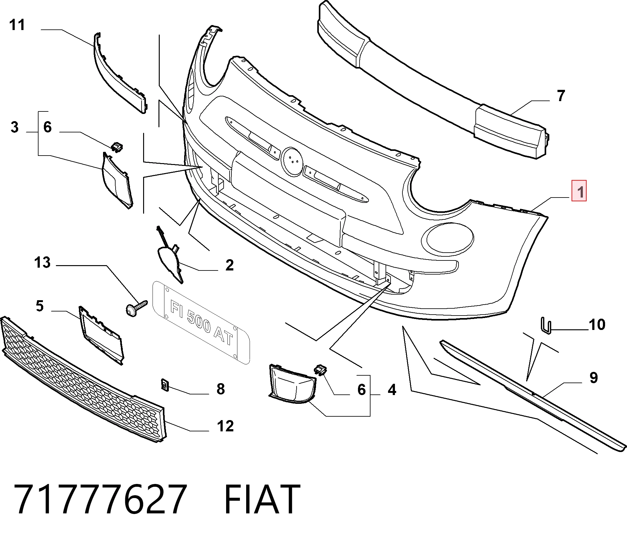 71777627 Fiat/Alfa/Lancia