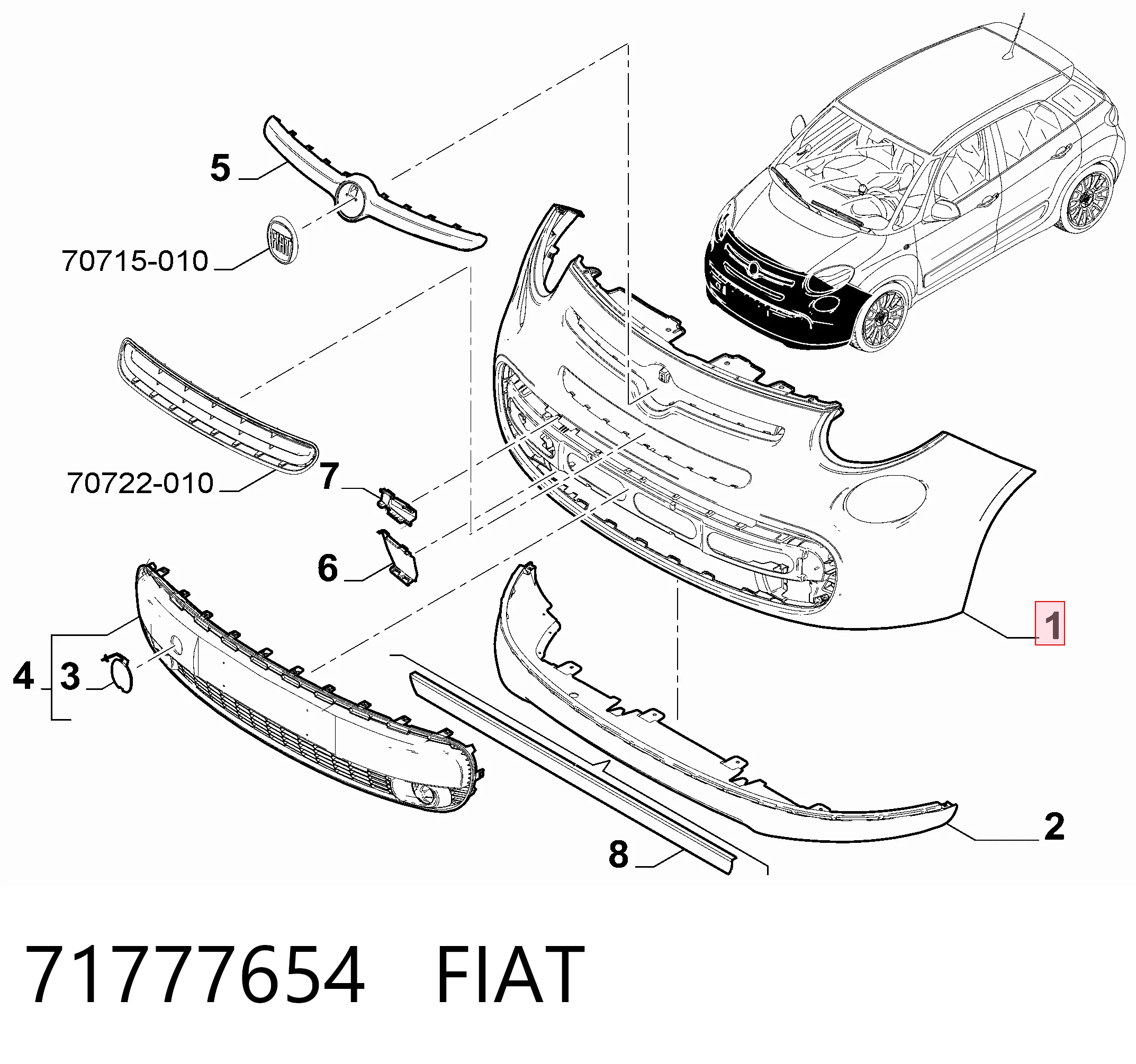 71777654 Fiat/Alfa/Lancia