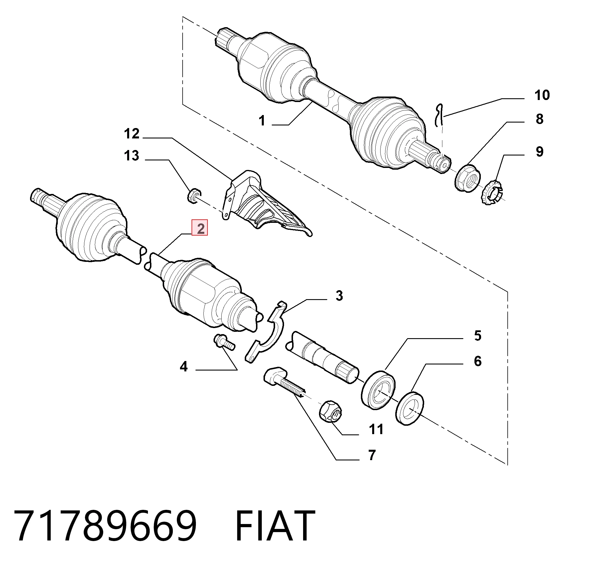 71789669 Fiat/Alfa/Lancia