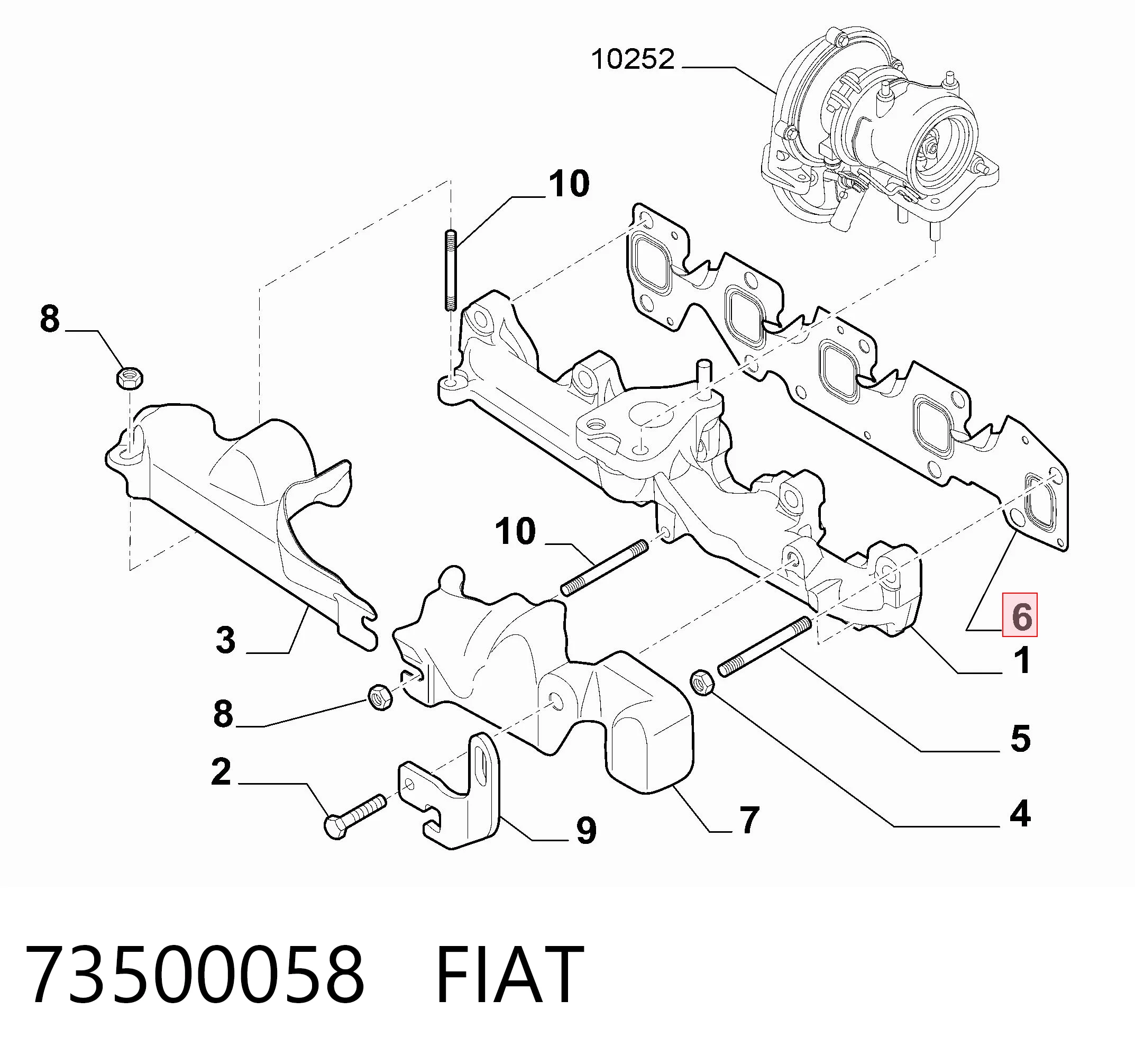 Vedante de tubo coletor de escape Peugeot/Citroen 12855456 preço, a partir de 22,81 USD