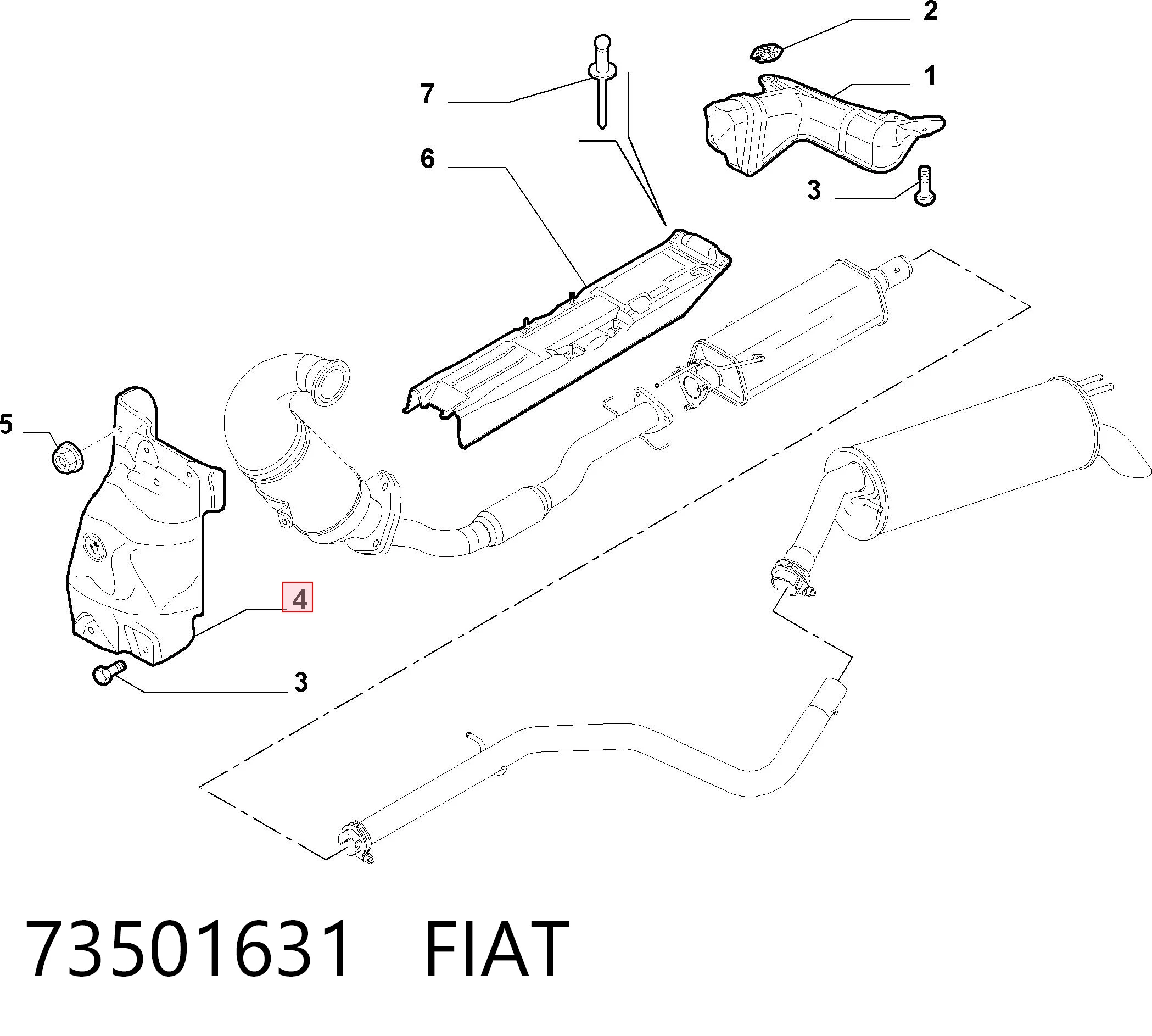 73501631 Fiat/Alfa/Lancia
