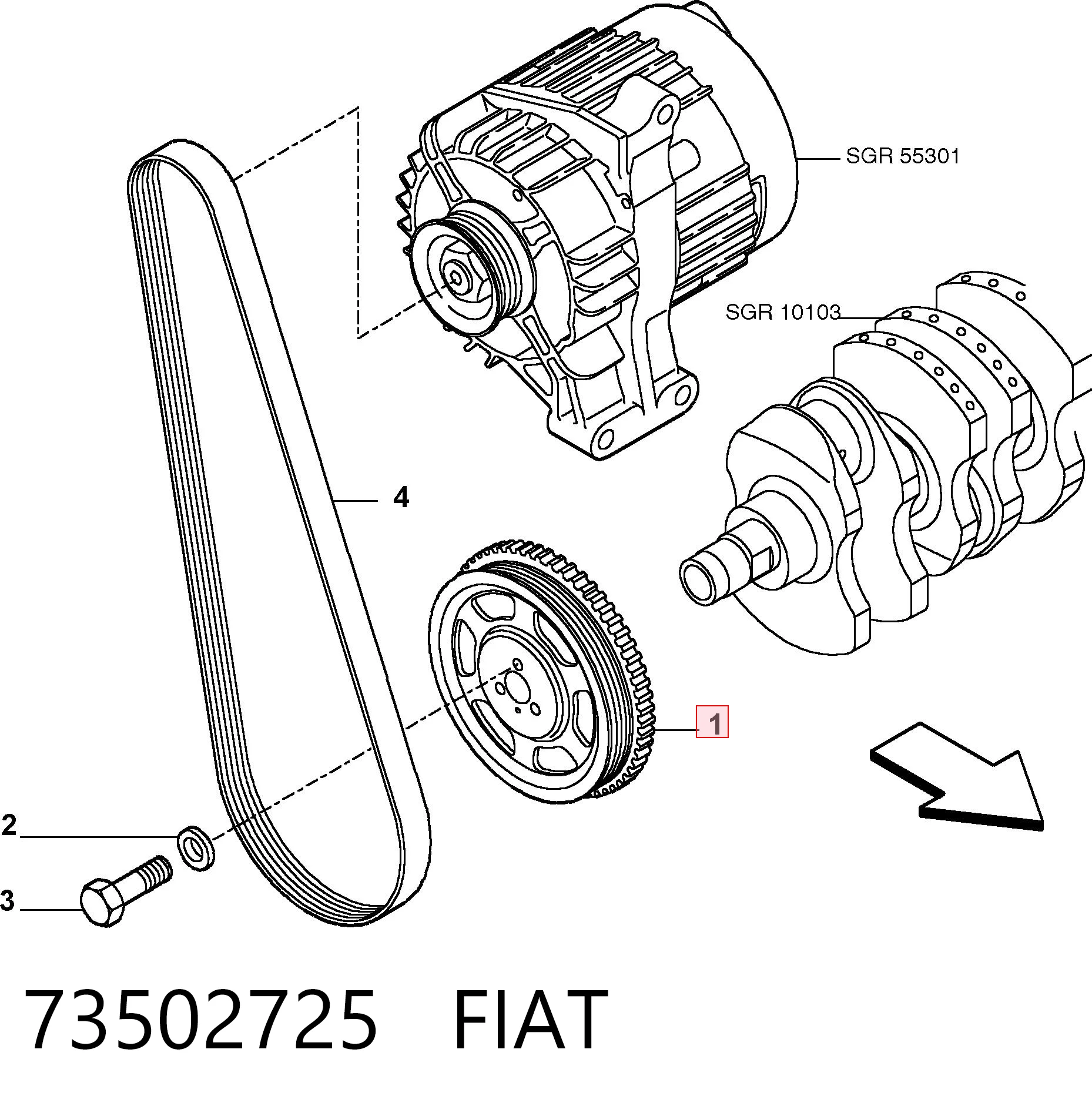 73502725 Fiat/Alfa/Lancia