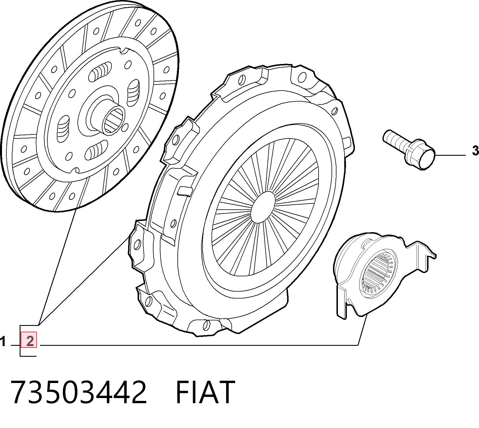 73503442 Fiat/Alfa/Lancia
