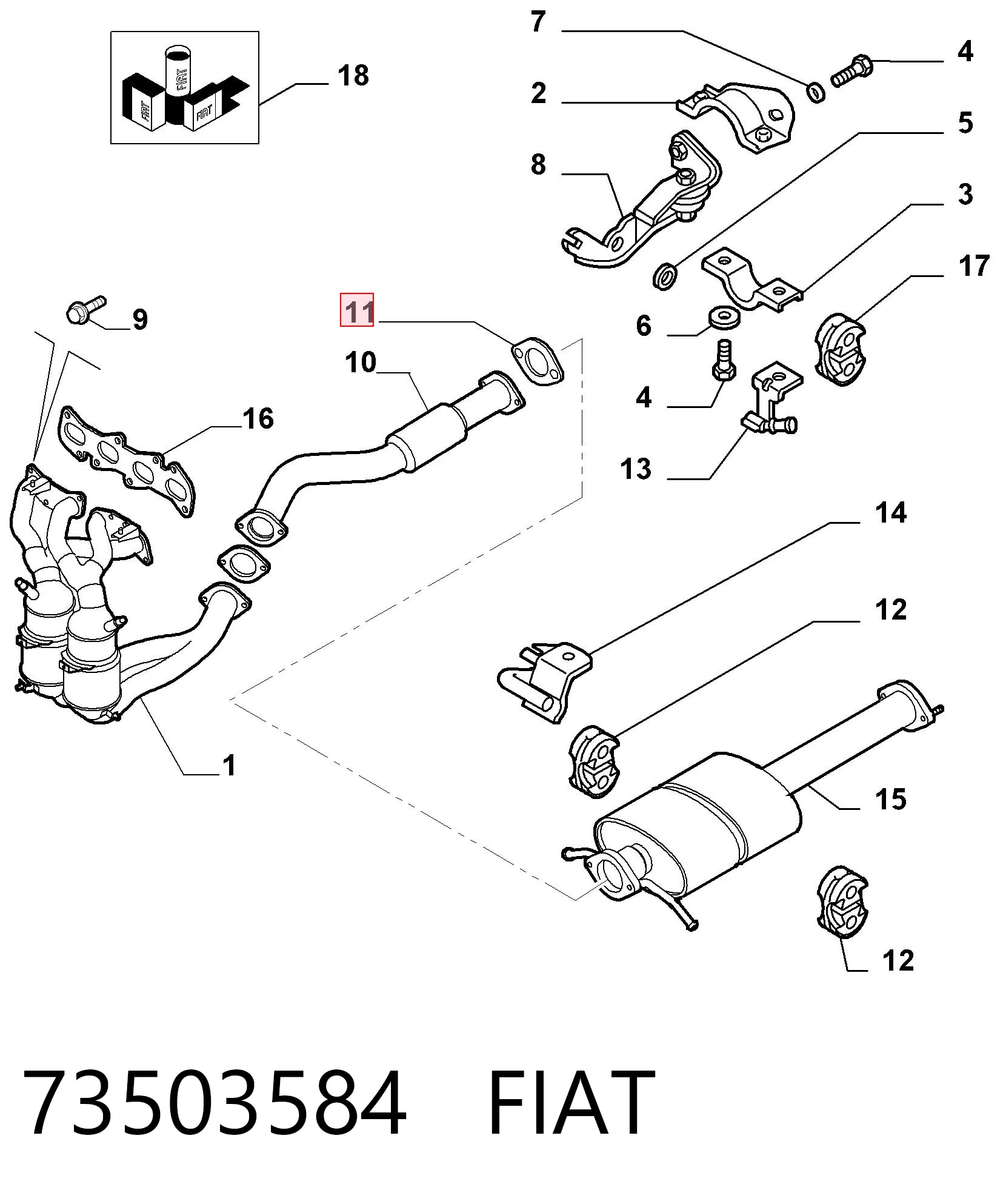 73503584 Fiat/Alfa/Lancia