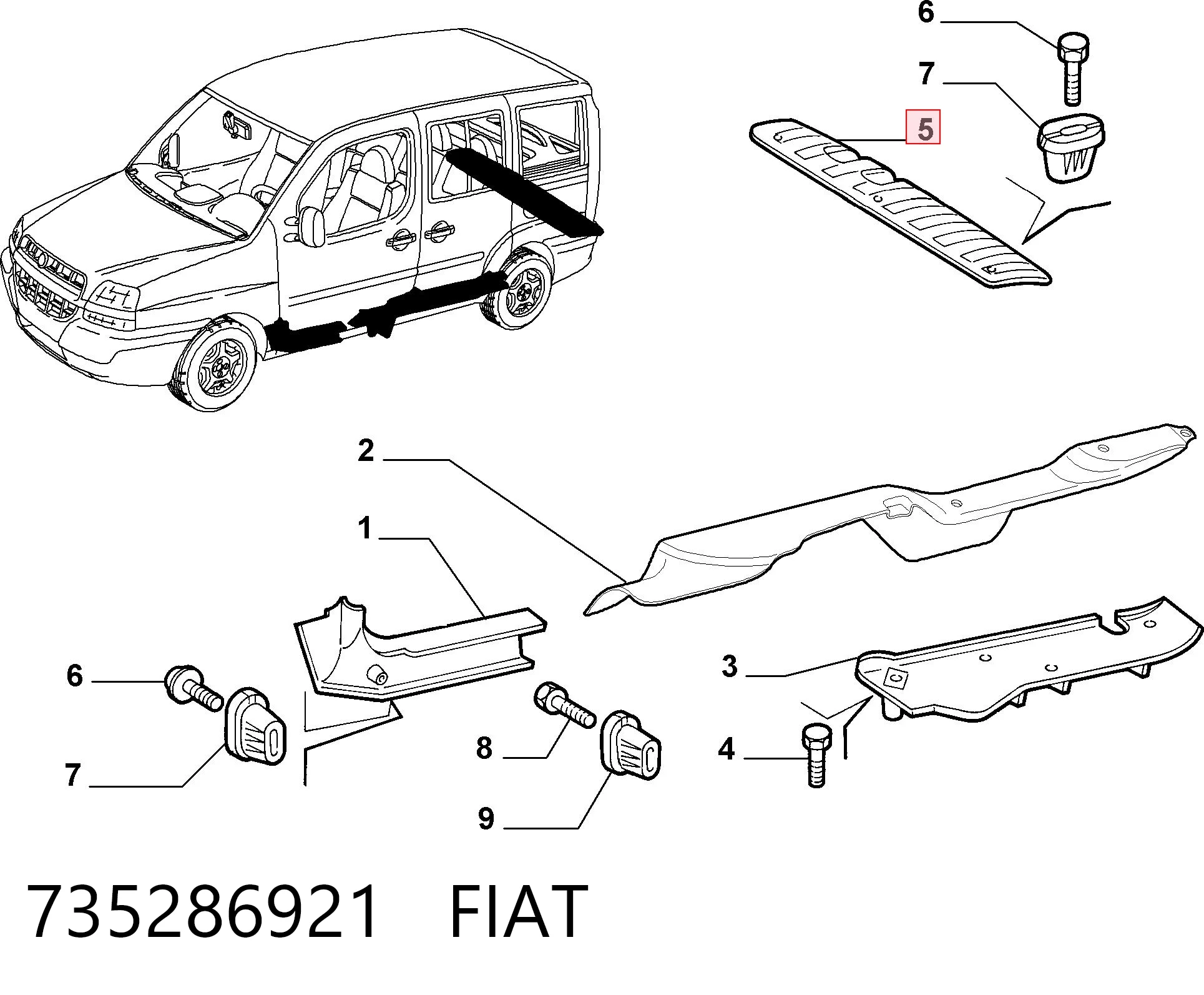 735286921 Fiat/Alfa/Lancia