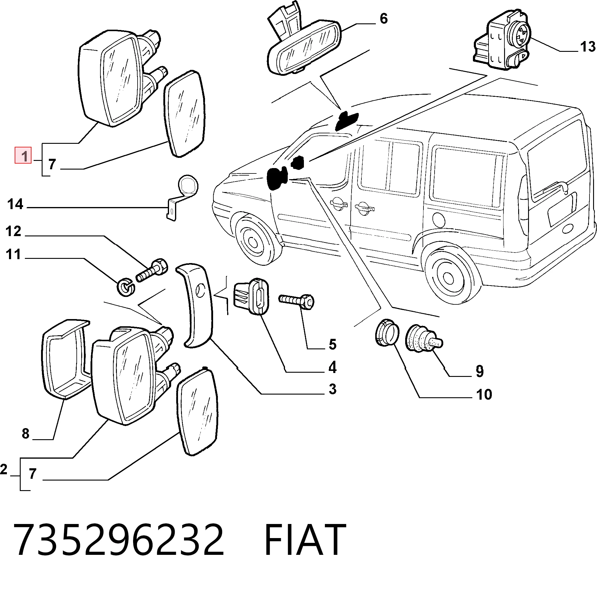 735296232 Fiat/Alfa/Lancia