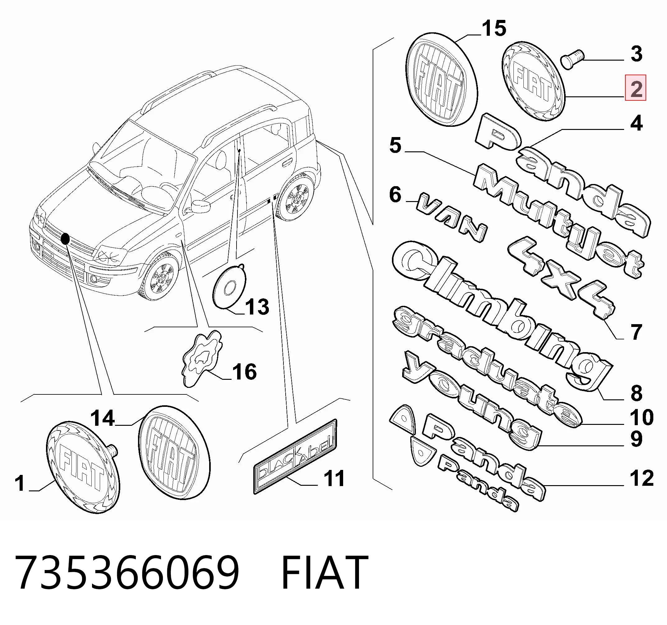 735366069 Fiat/Alfa/Lancia