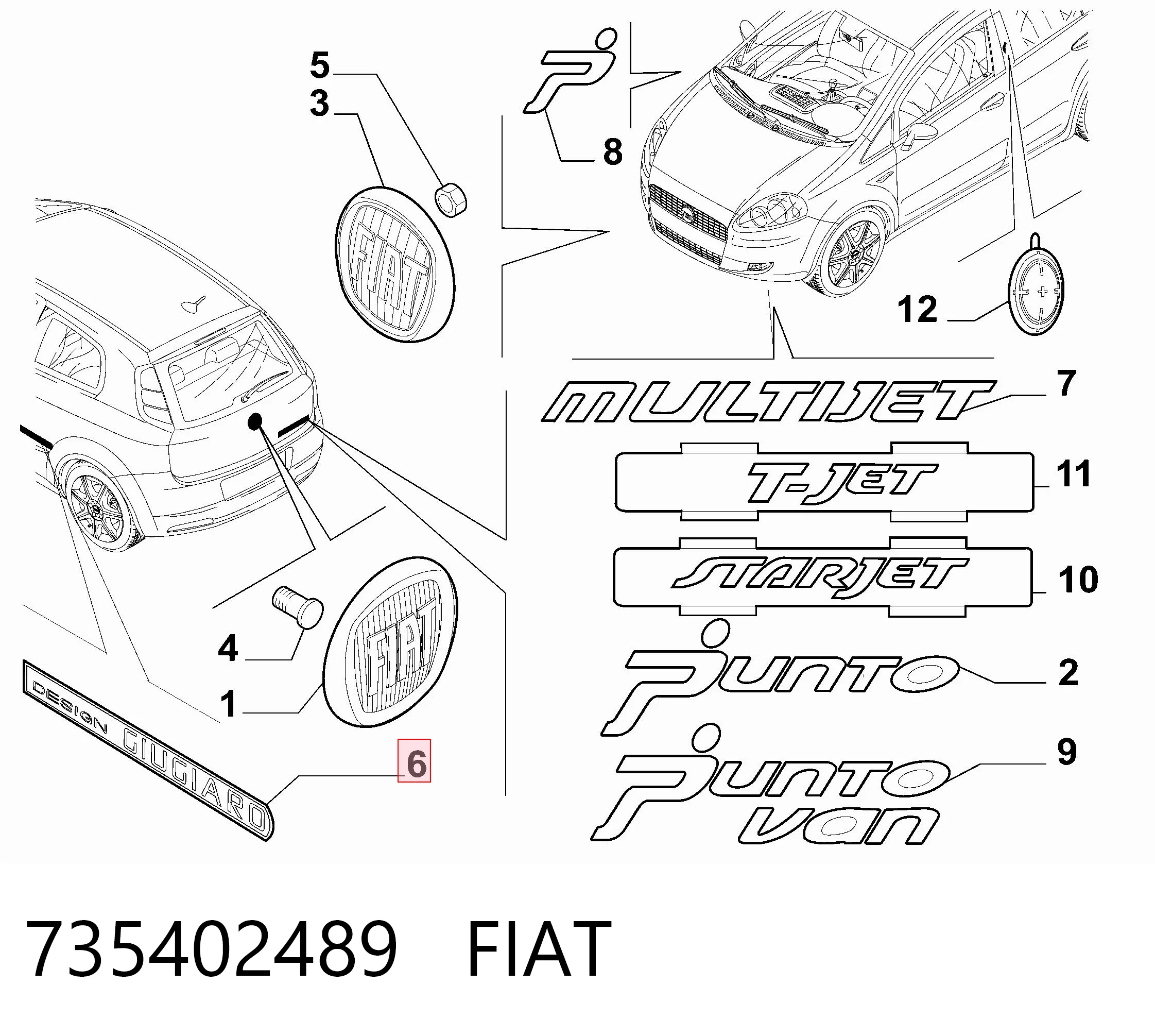 735402489 Fiat/Alfa/Lancia