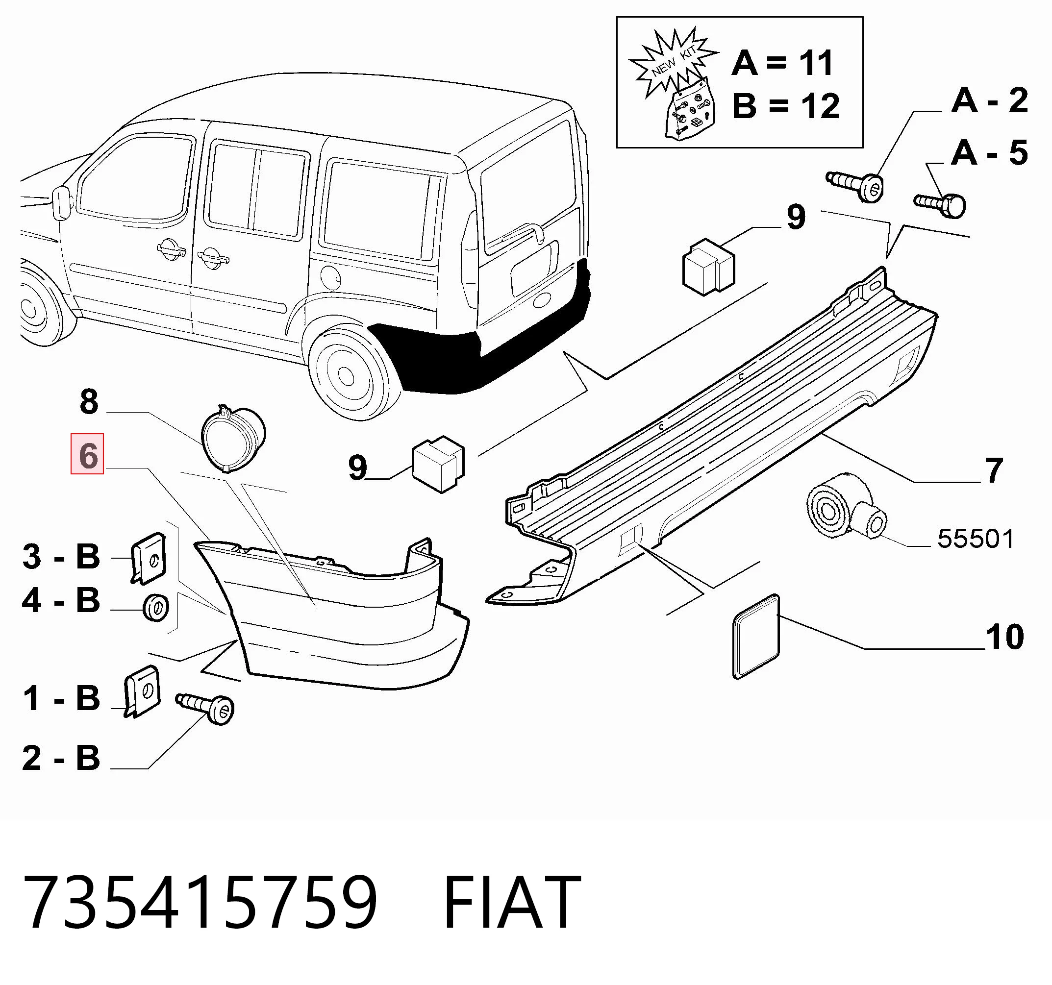 735415759 Fiat/Alfa/Lancia