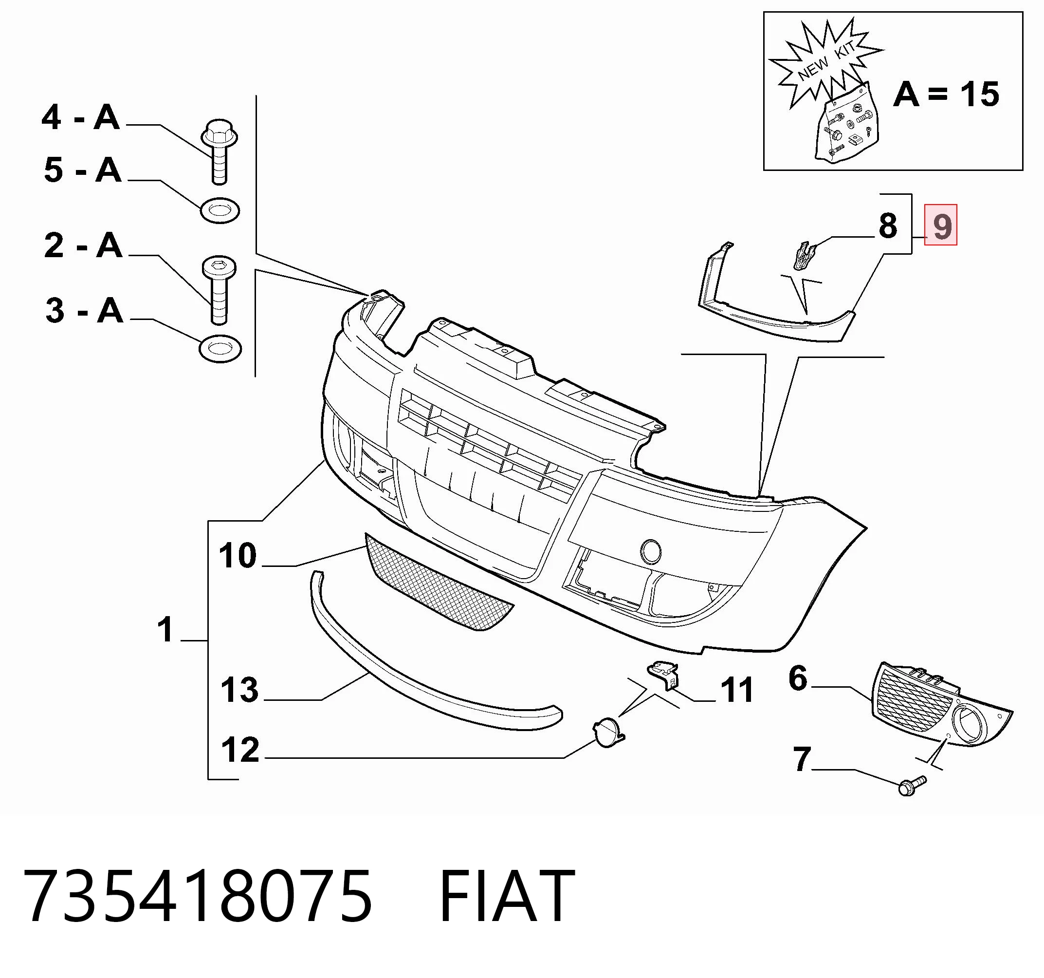 735418075 Fiat/Alfa/Lancia