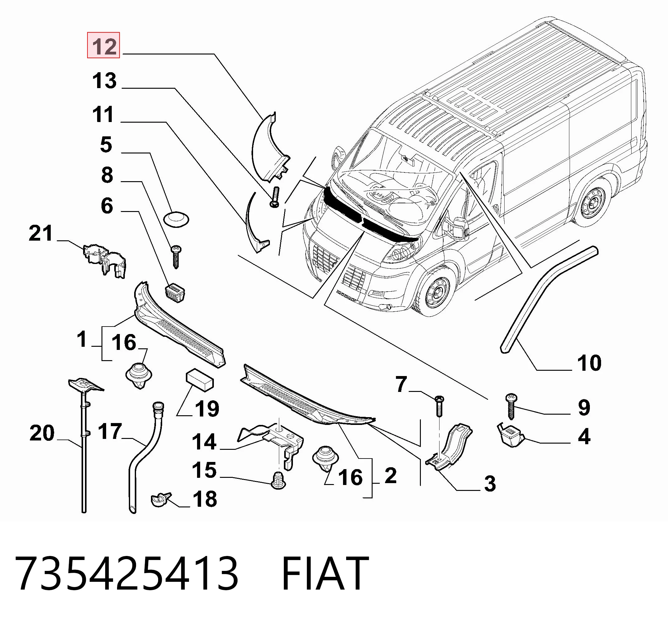 735425413 Fiat/Alfa/Lancia