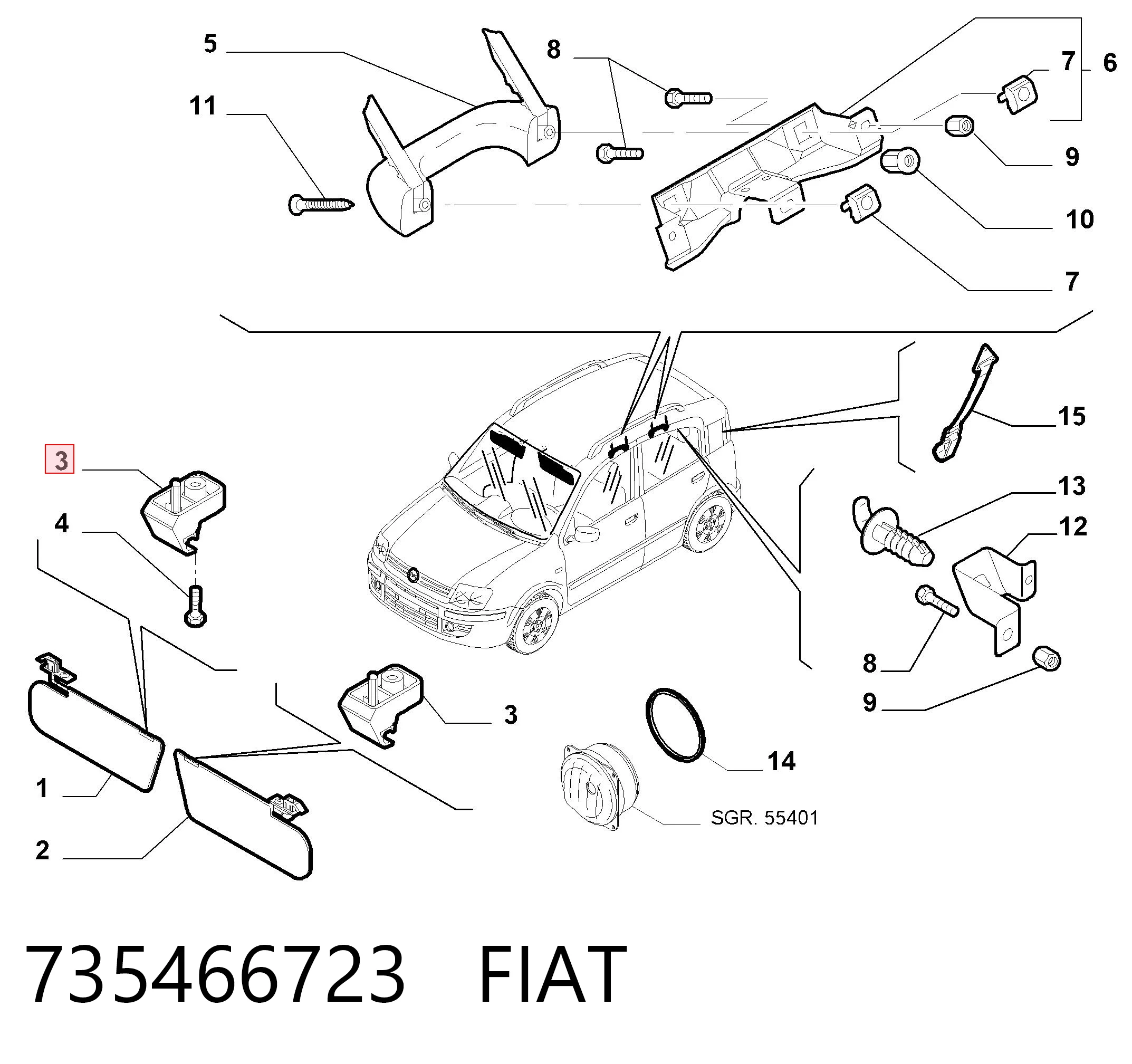 735466723 Fiat/Alfa/Lancia