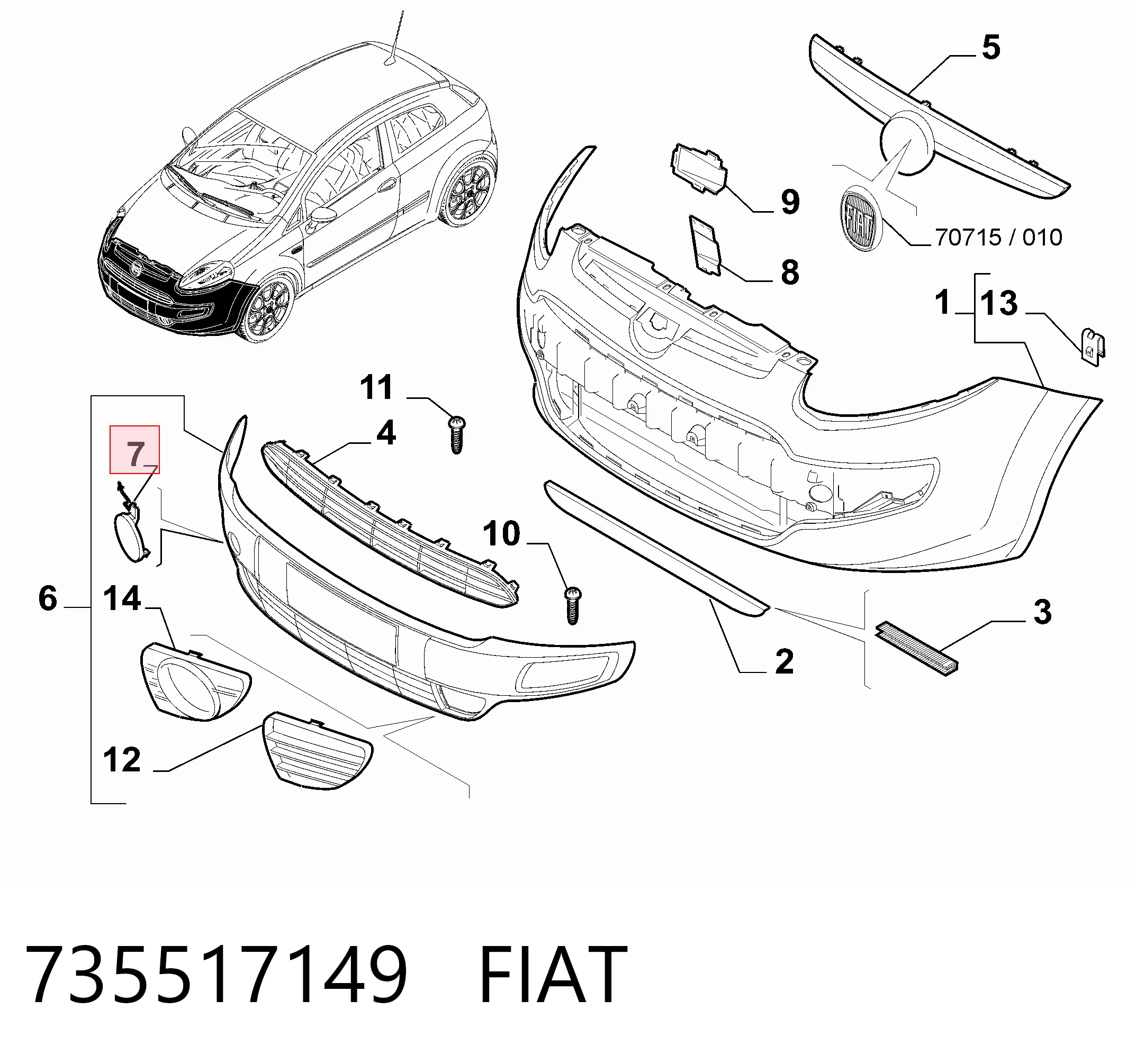 735517149 Fiat/Alfa/Lancia