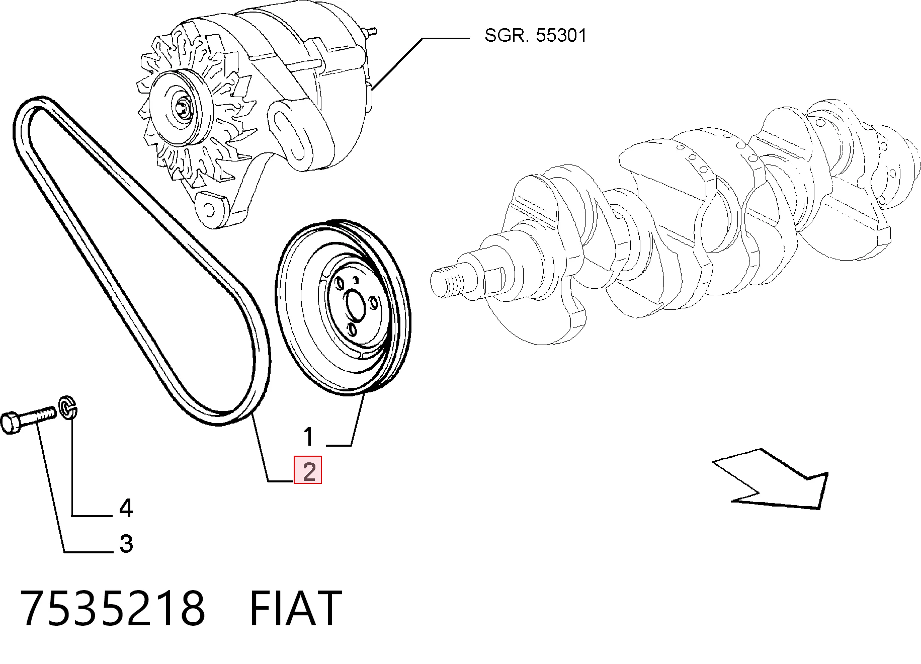 Correia dos conjuntos de transmissão Volkswagen Polo II 86C