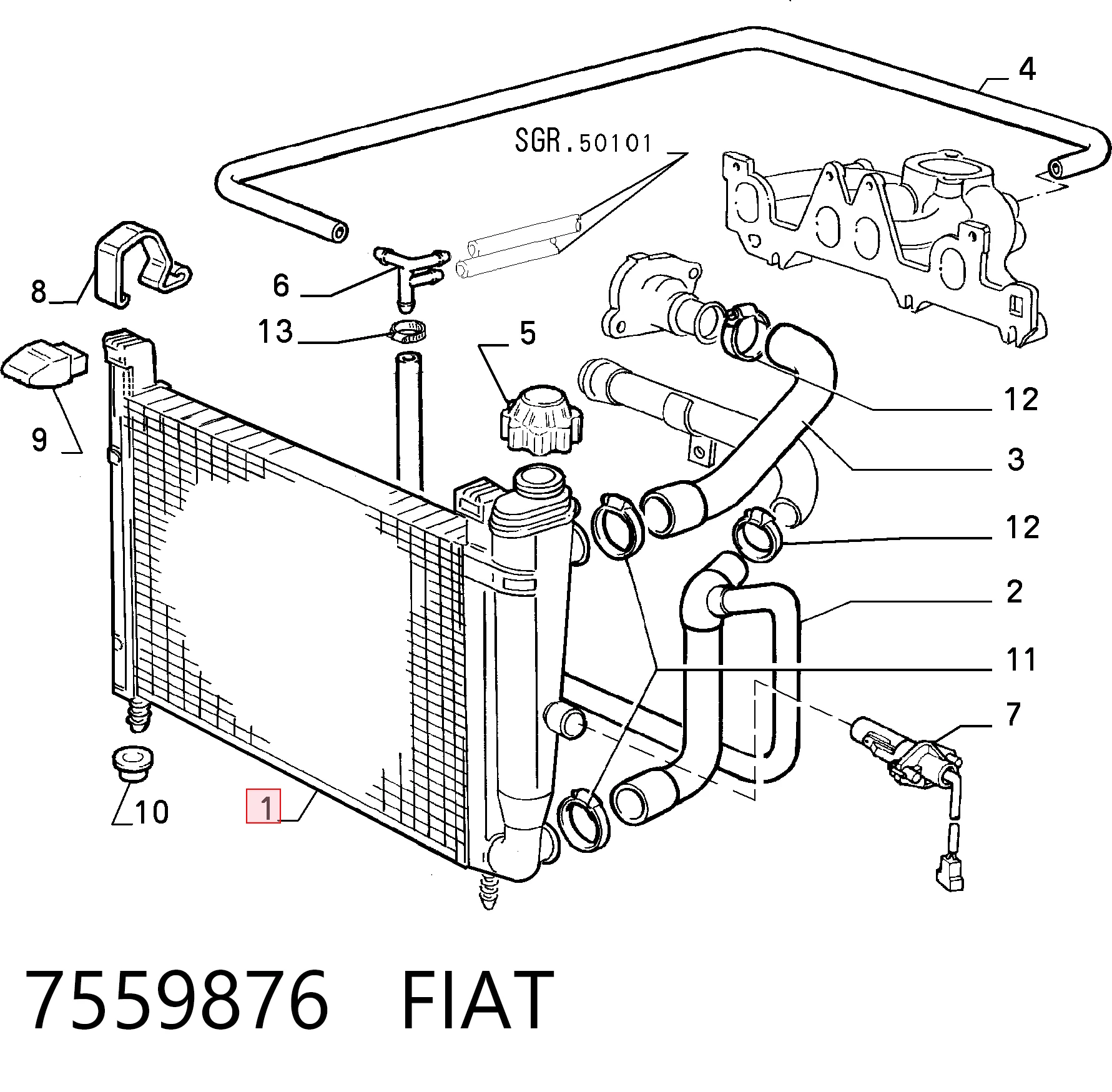  para Fiat Uno  (146A)