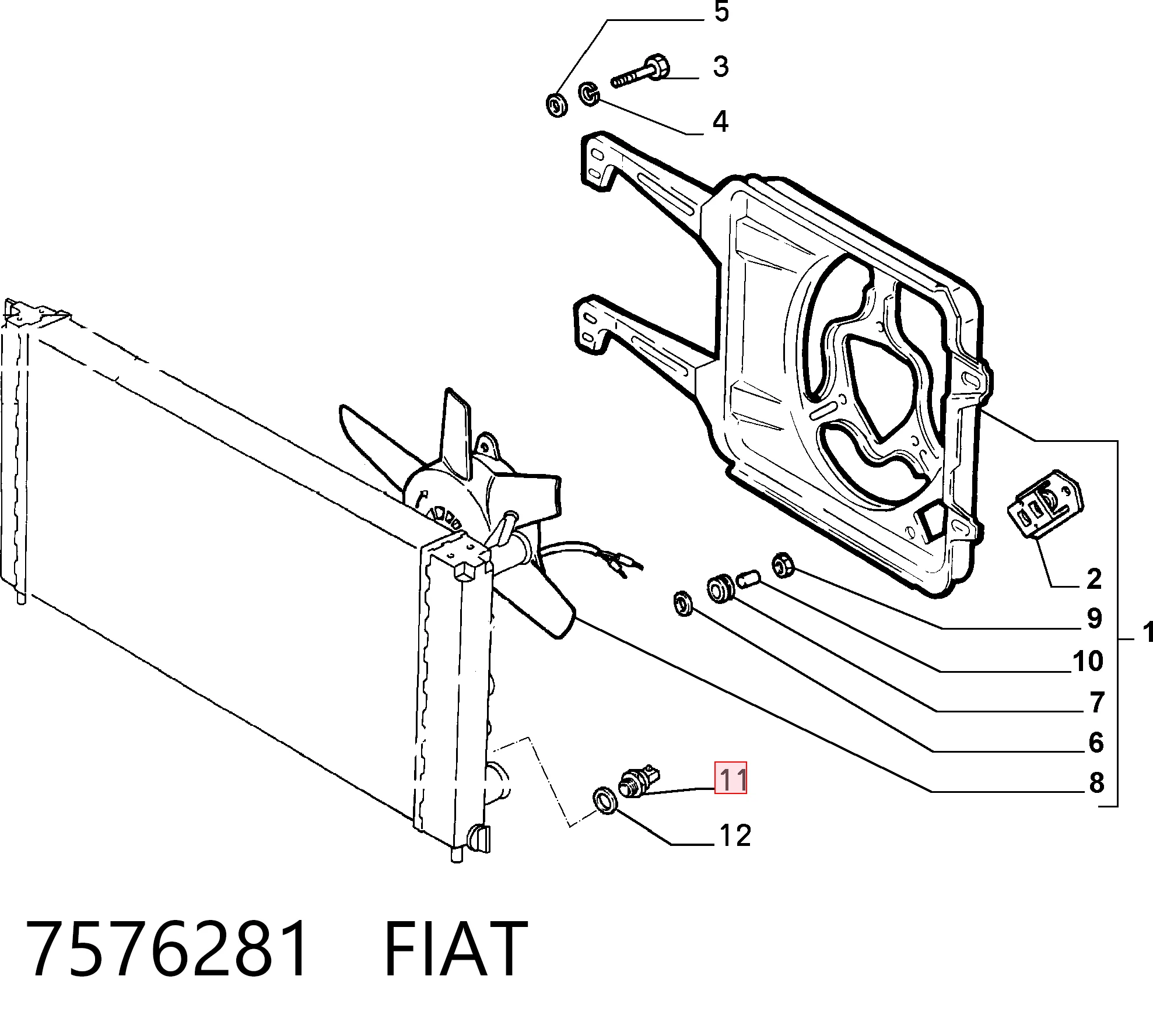7576281 Fiat/Alfa/Lancia