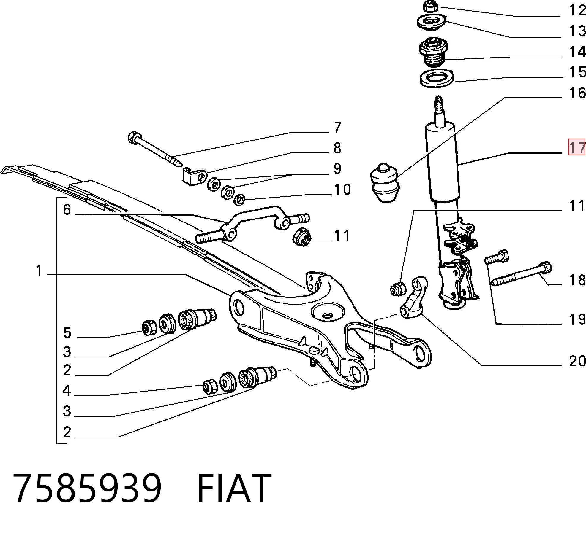 7585939 Fiat/Alfa/Lancia