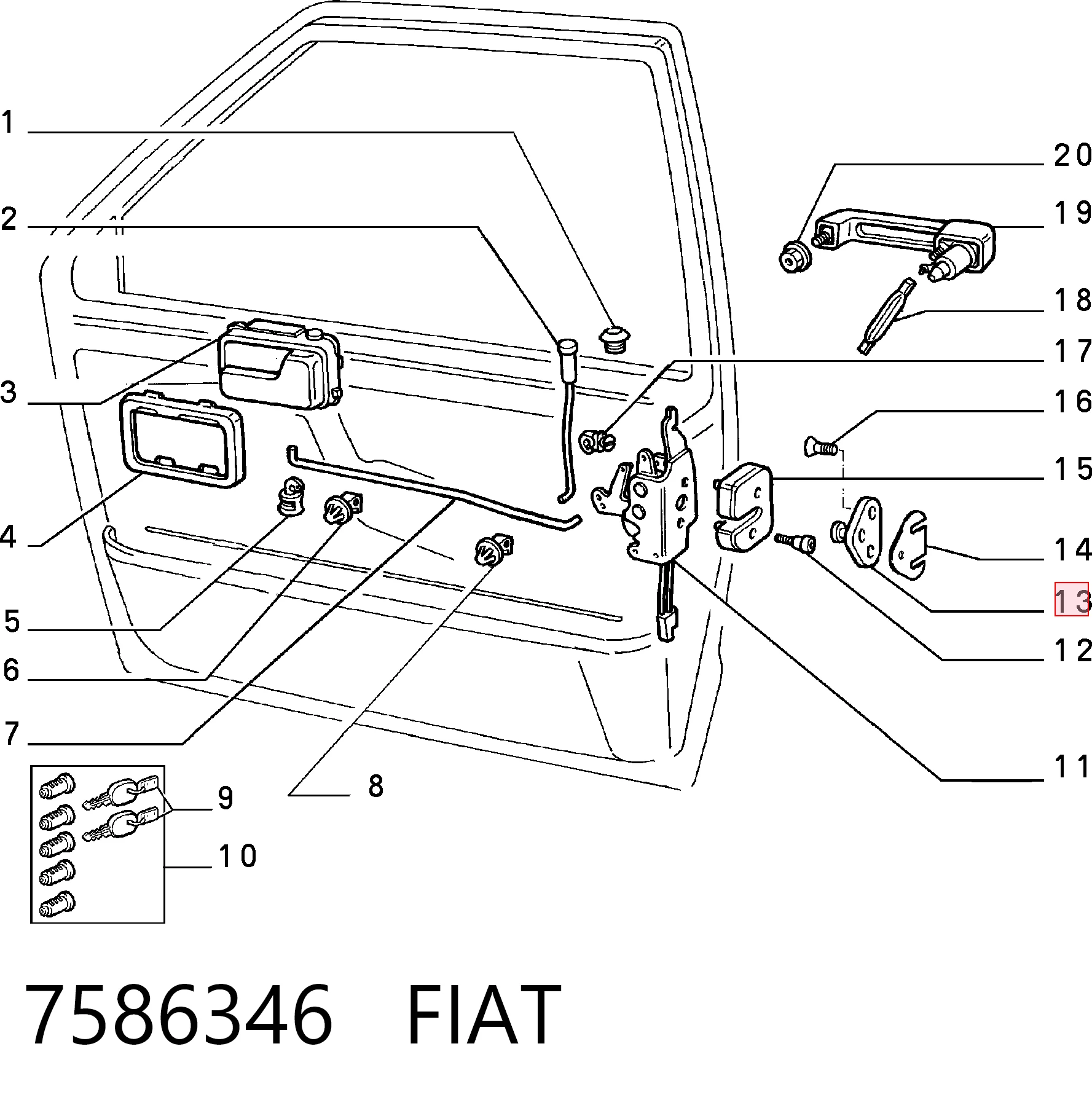 7586346 Fiat/Alfa/Lancia