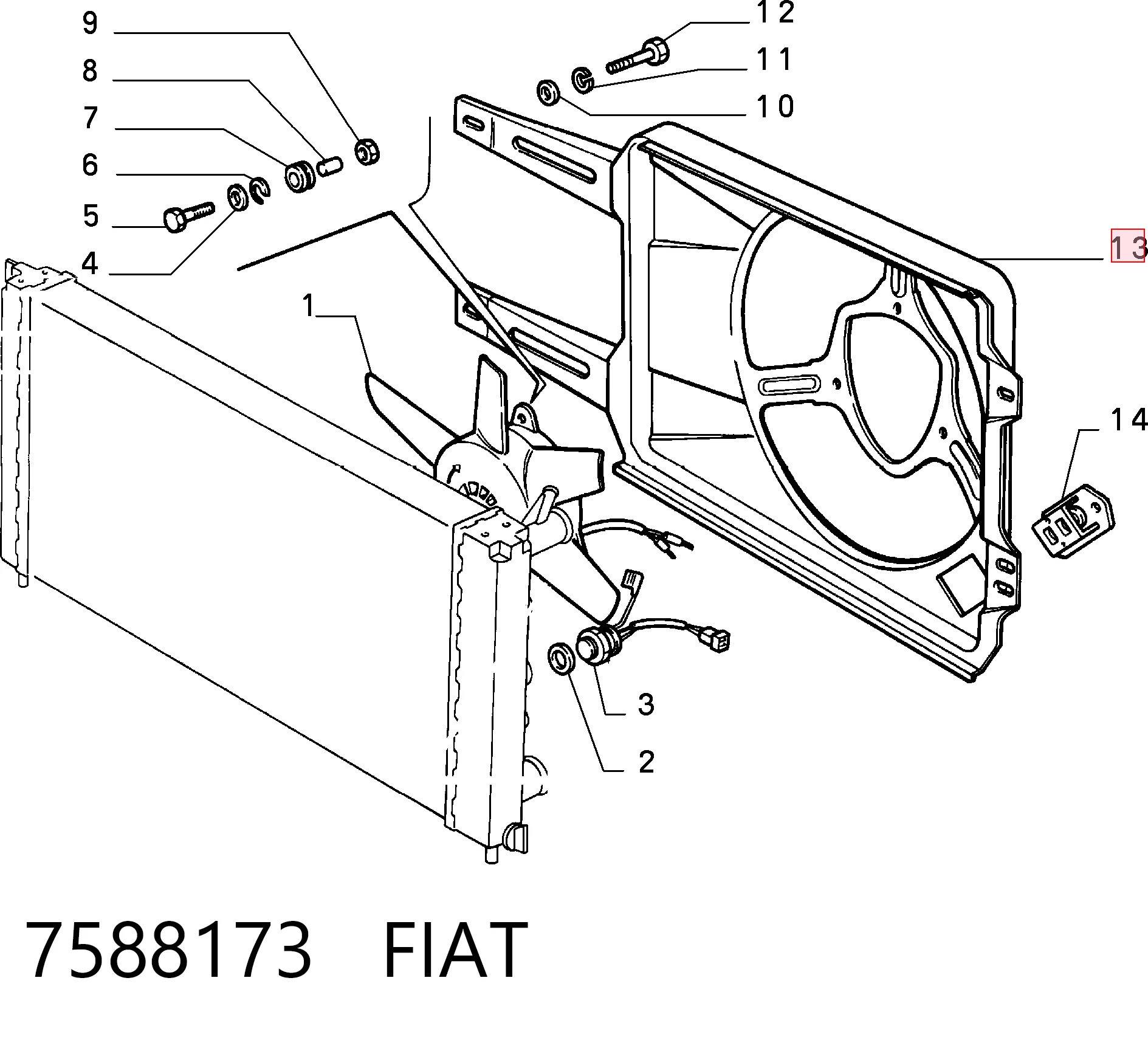 7588173 Fiat/Alfa/Lancia