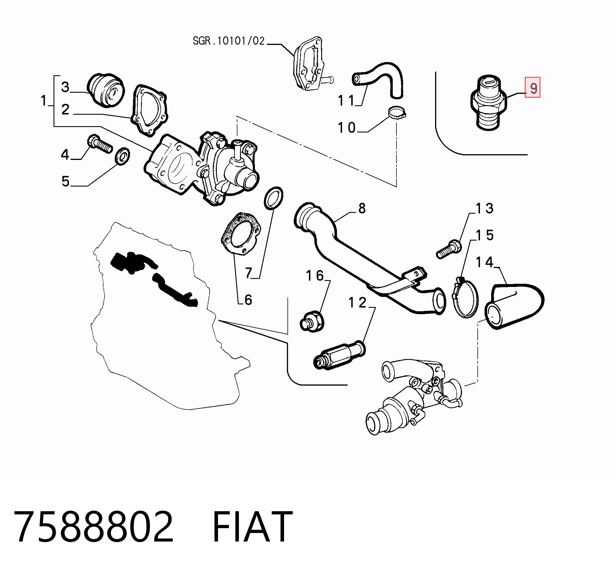 7588802 Fiat/Alfa/Lancia