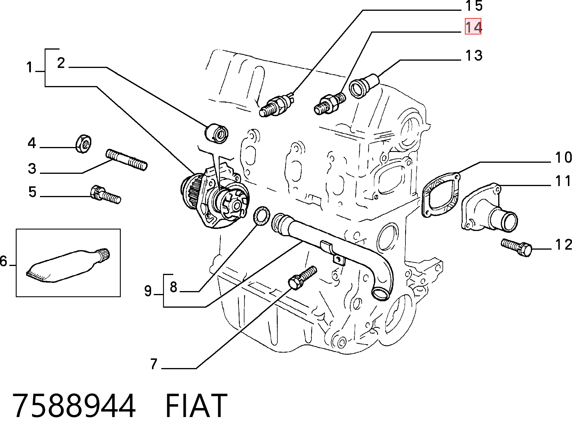 7588944 Fiat/Alfa/Lancia