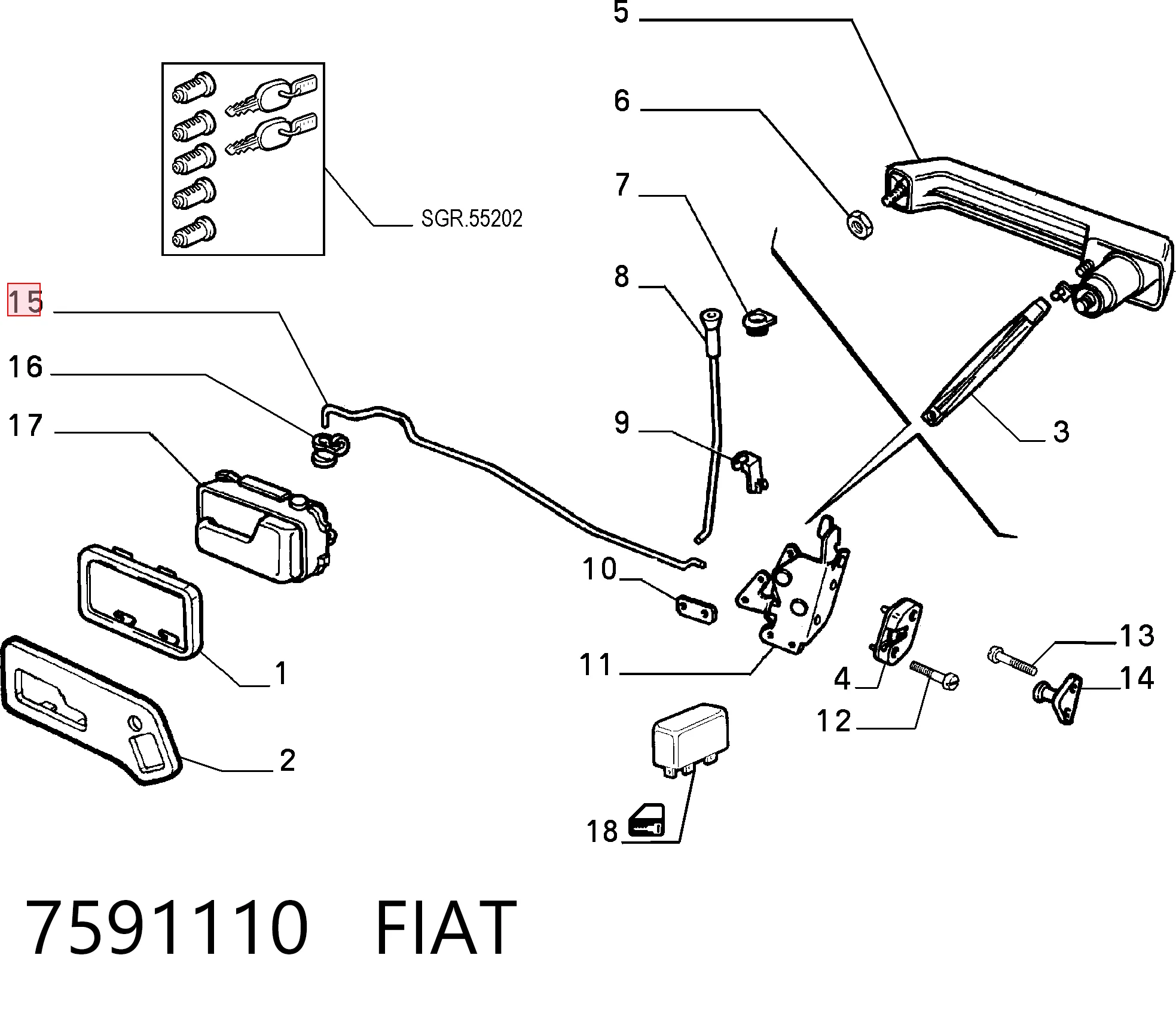 7591110 Fiat/Alfa/Lancia