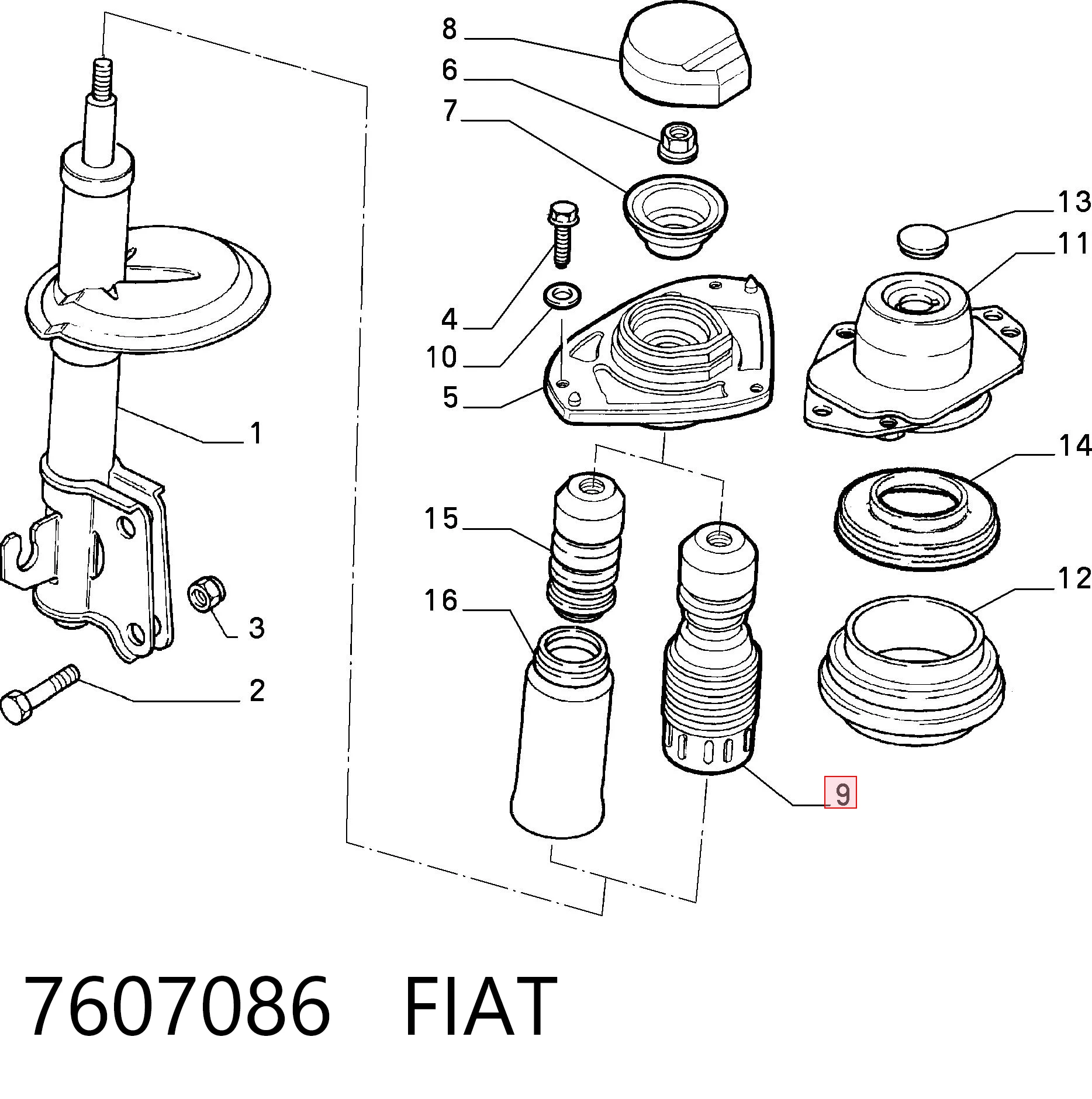 7607086 Fiat/Alfa/Lancia