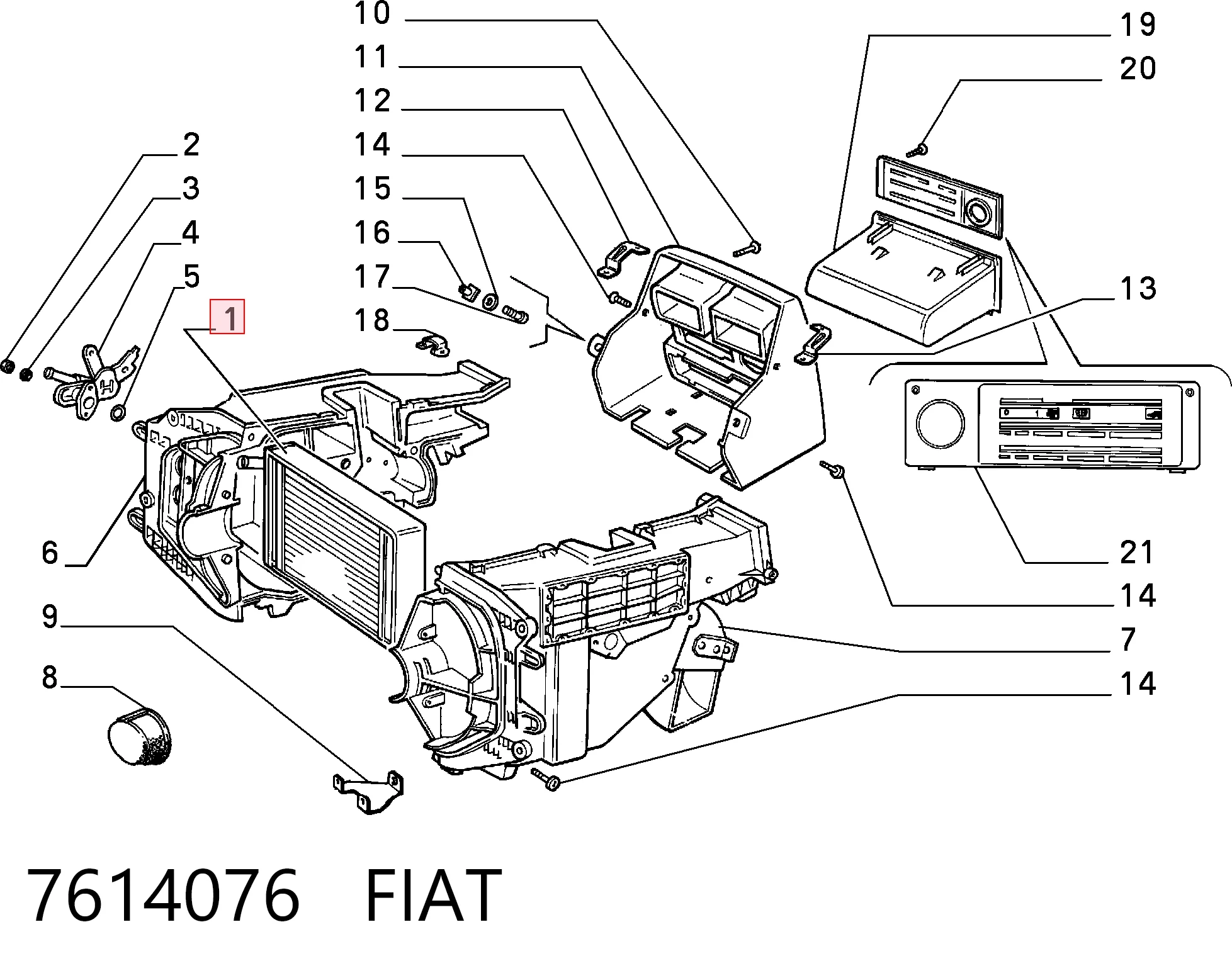 7614076 Fiat/Alfa/Lancia