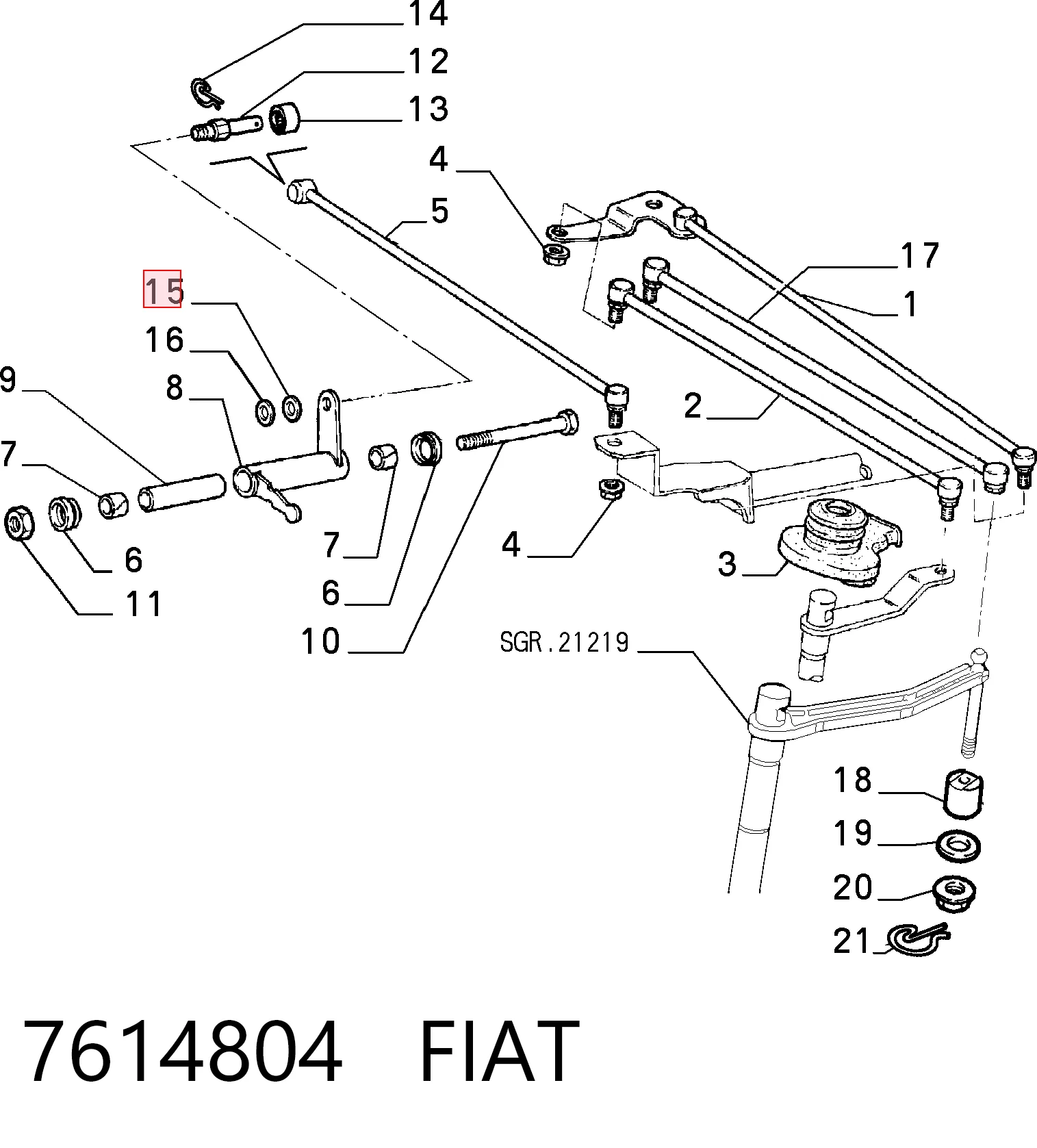 7614804 Fiat/Alfa/Lancia