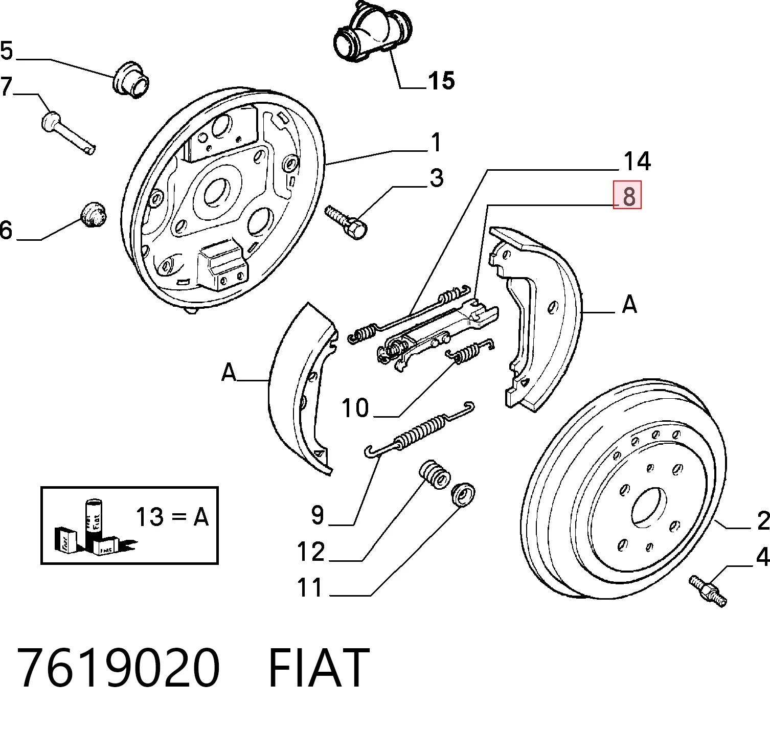 7619020 Fiat/Alfa/Lancia