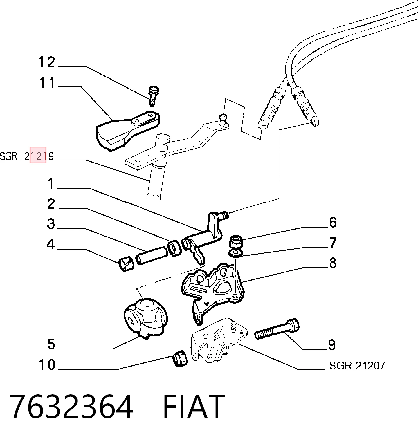 7632364 Fiat/Alfa/Lancia